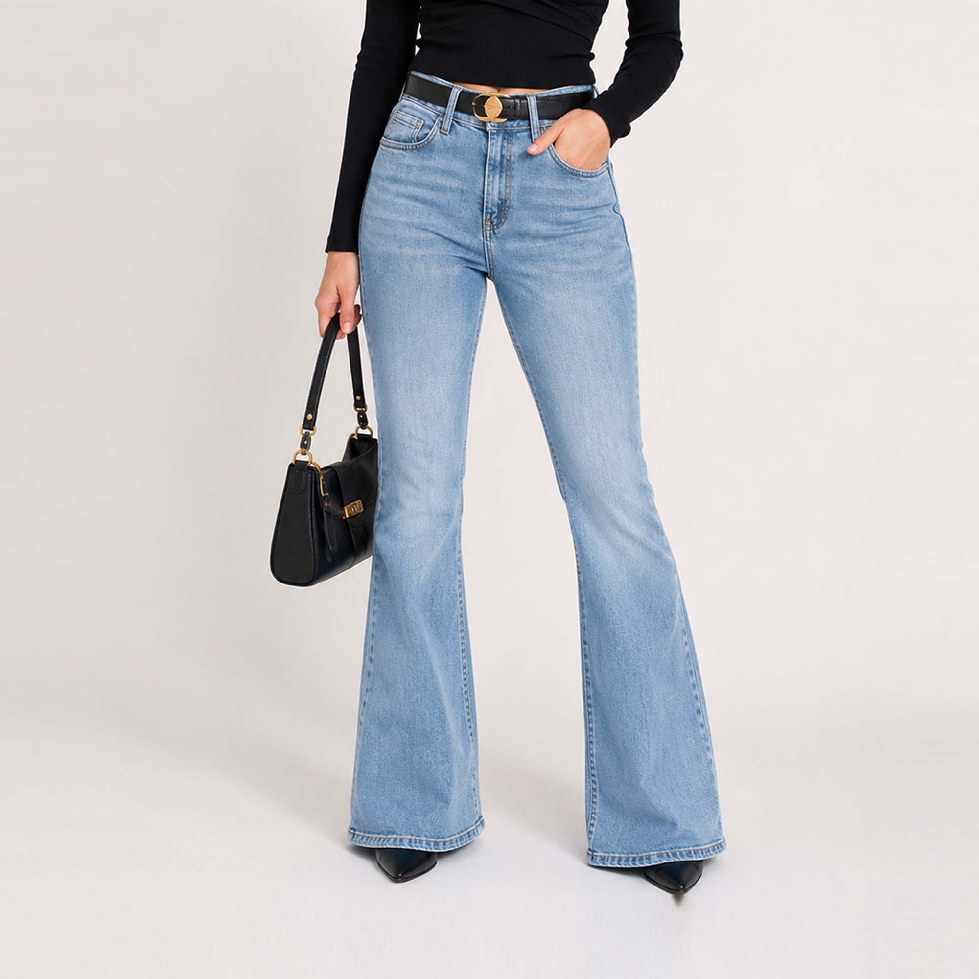 JEAN FLARE PARA MUJER COTTONS JEANS SUSY PETITE - 3