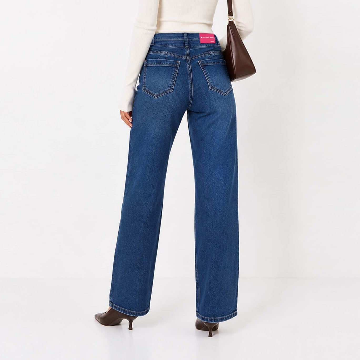 JEAN STRAIGHT PARA MUJER COTTONS JEANS SALLY PETITE - 4
