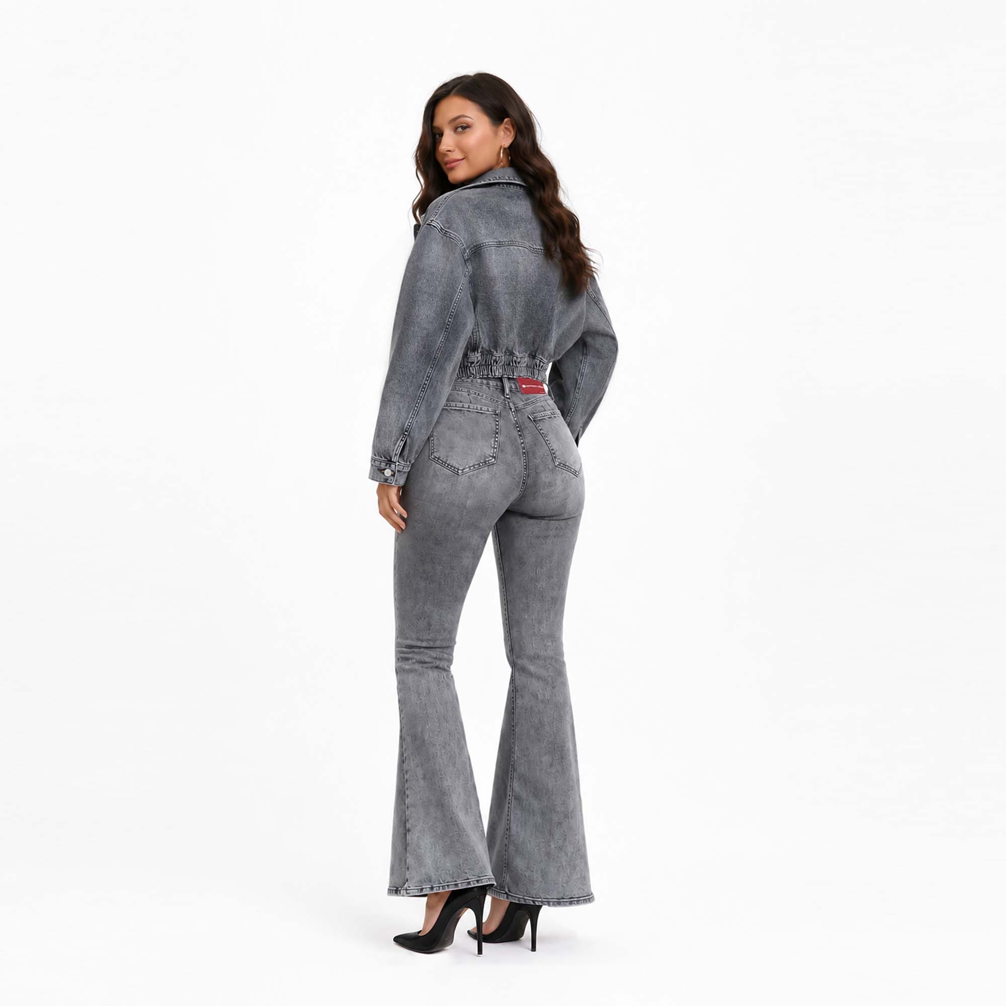 CASACA CROP PARA MUJER COTTONS JEANS XIME - 2