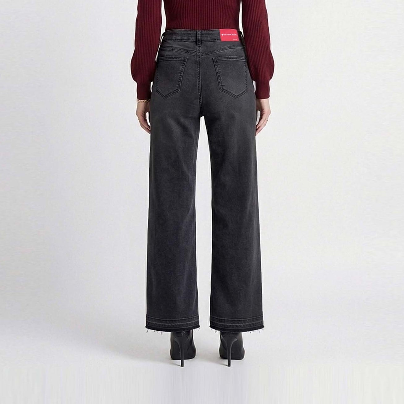 JEAN WIDE LEG PARA MUJER COTTONS JEANS ALANA PETITE - 4