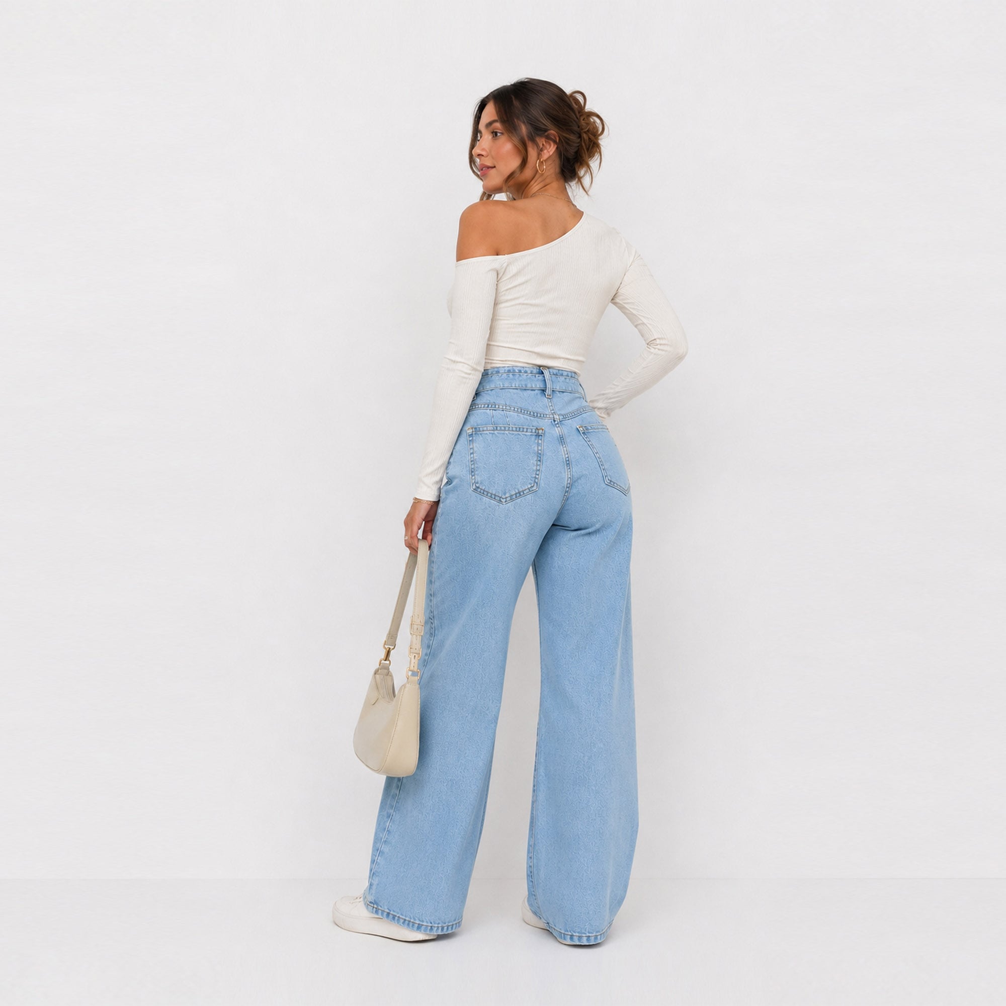 JEAN WIDE LEG PARA MUJER COTTONS JEANS JULIET TALL - 5