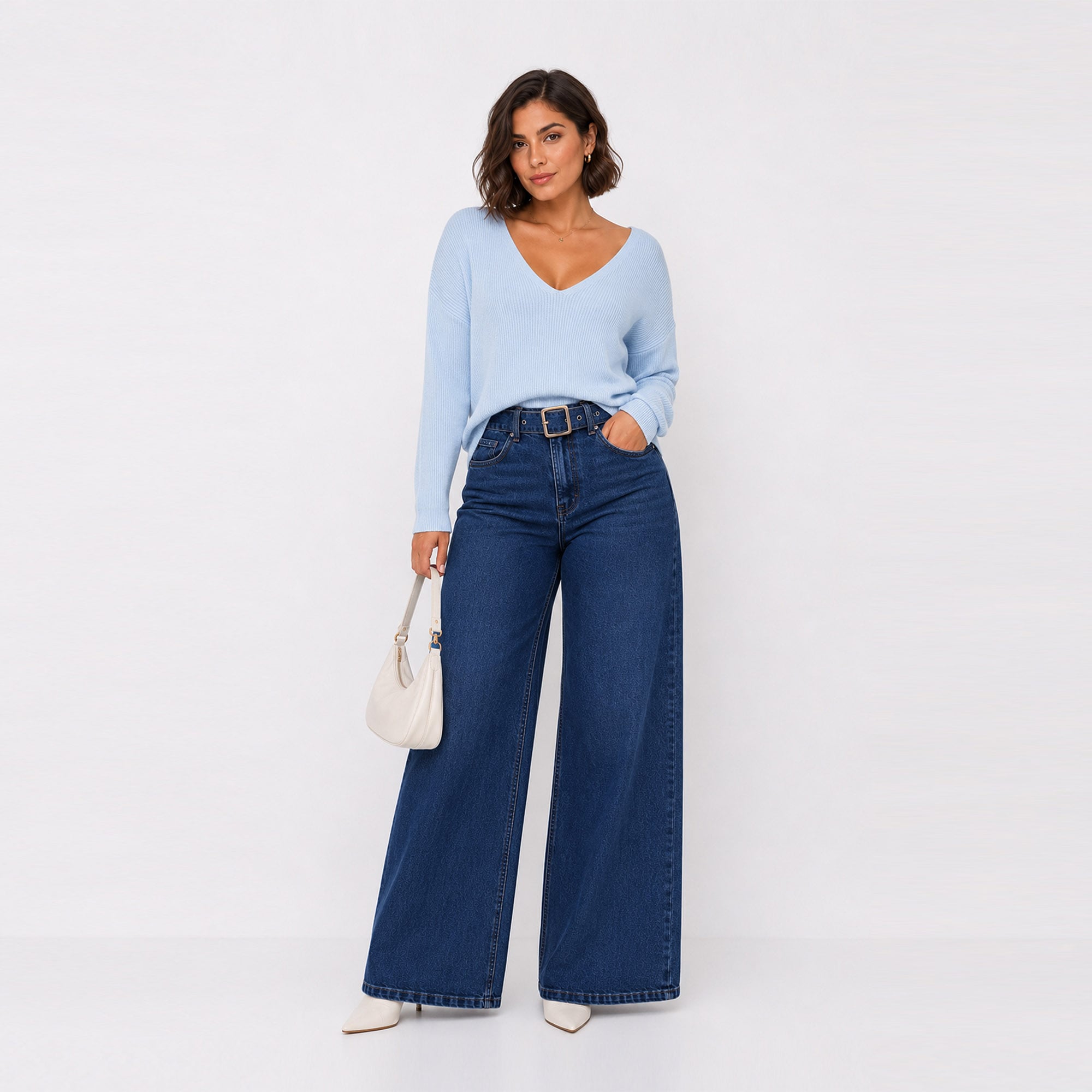 JEAN WIDE LEG PARA MUJER COTTONS JEANS JULIET PETITE - 2