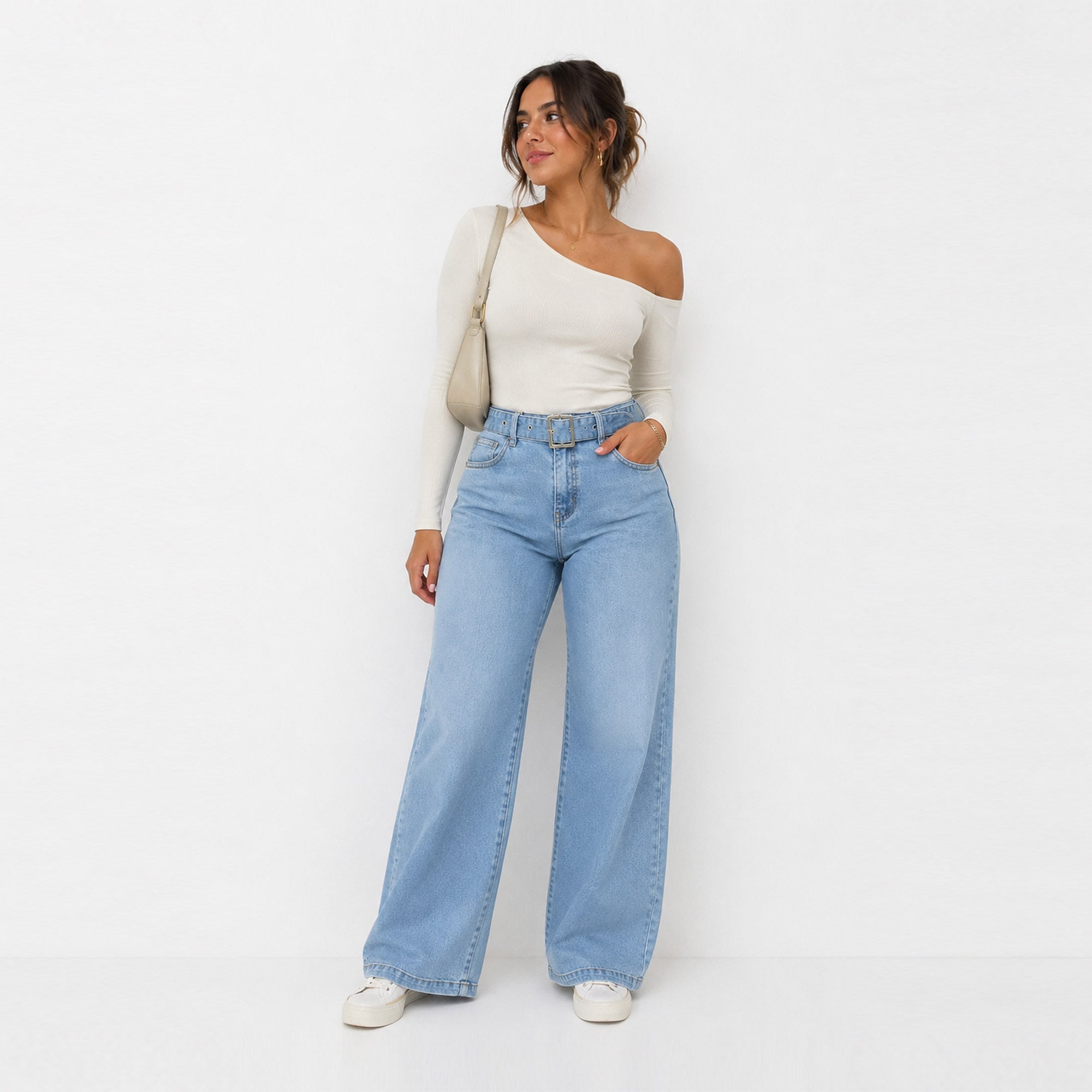 JEAN WIDE LEG PARA MUJER COTTONS JEANS JULIET PETITE - 2