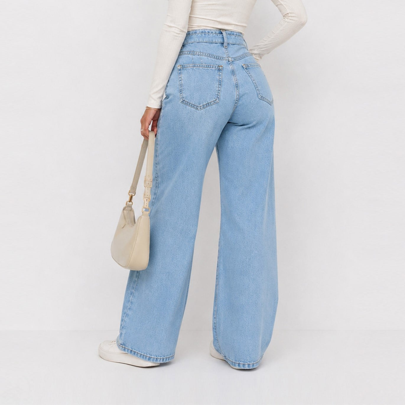 JEAN WIDE LEG PARA MUJER COTTONS JEANS JULIET PETITE - 4