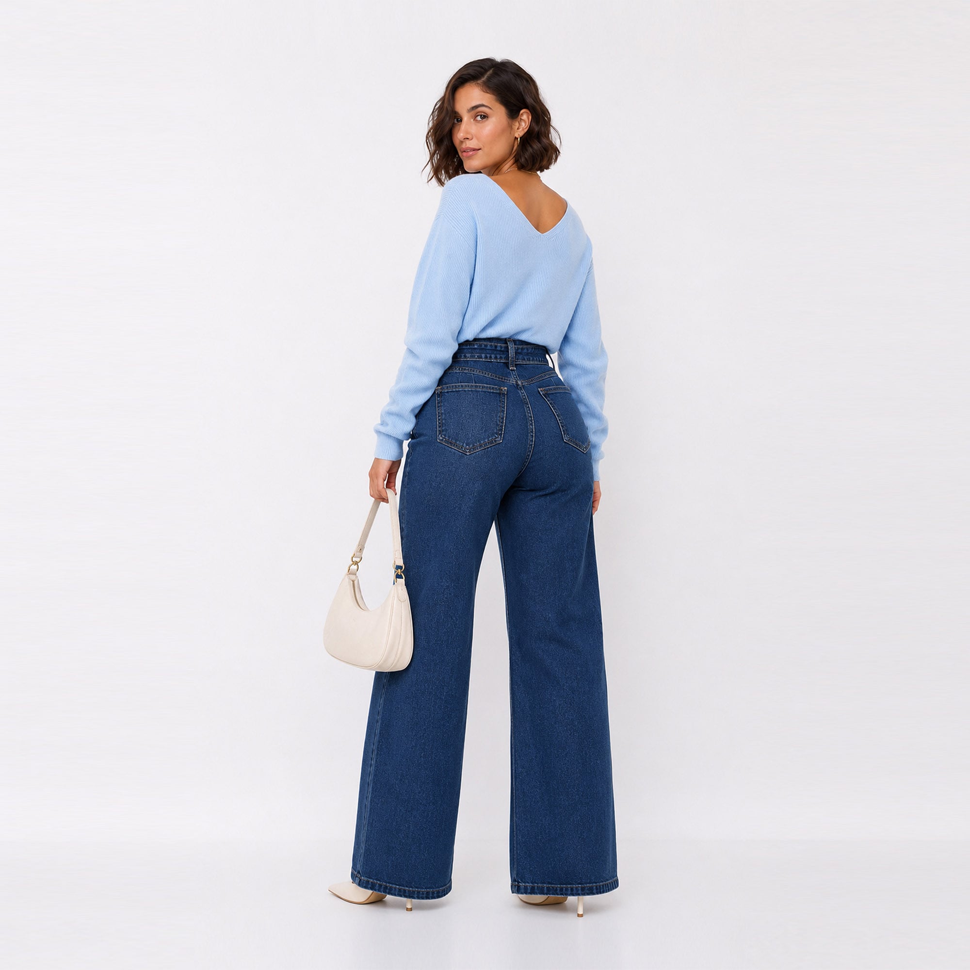 JEAN WIDE LEG PARA MUJER COTTONS JEANS JULIET PETITE - 5