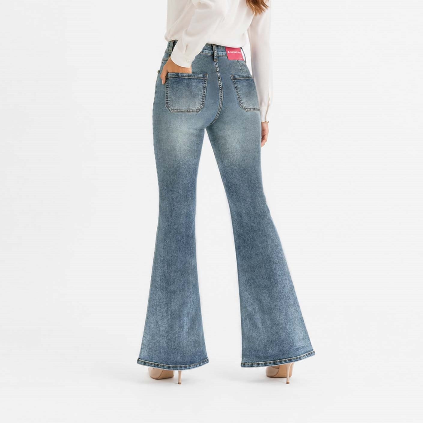 JEAN FLARE PARA MUJER COTTONS JEANS PRIA TALL - 3