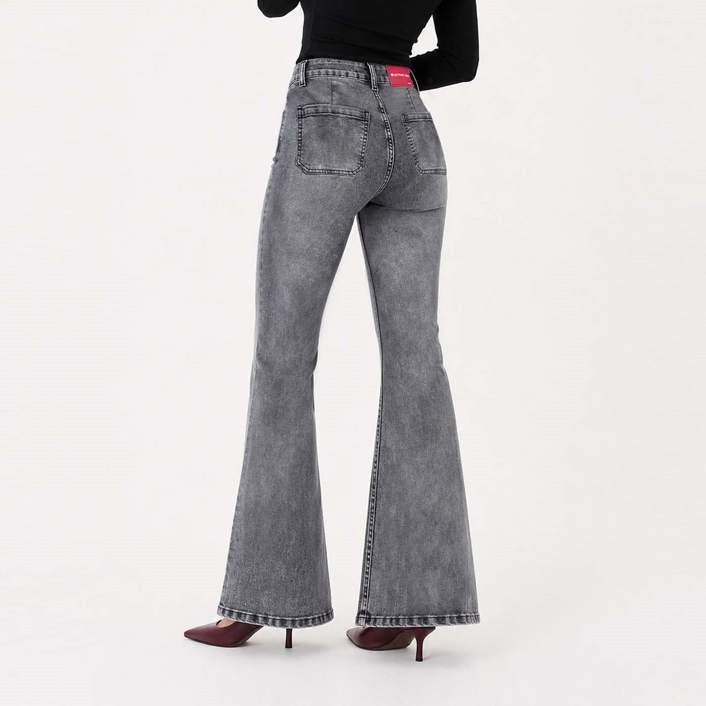 JEAN FLARE PARA MUJER COTTONS JEANS PRIA TALL - 3