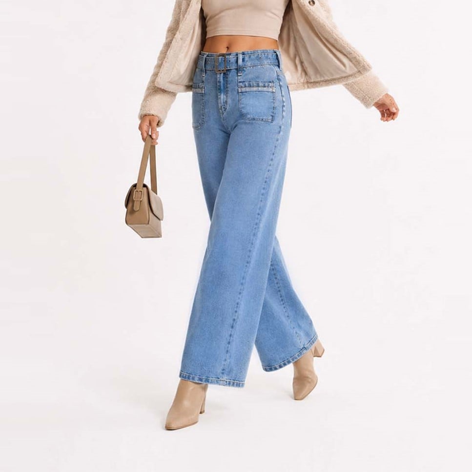 JEAN STRAIGHT PARA MUJER COTTONS JEANS ALISSON TALL - 2