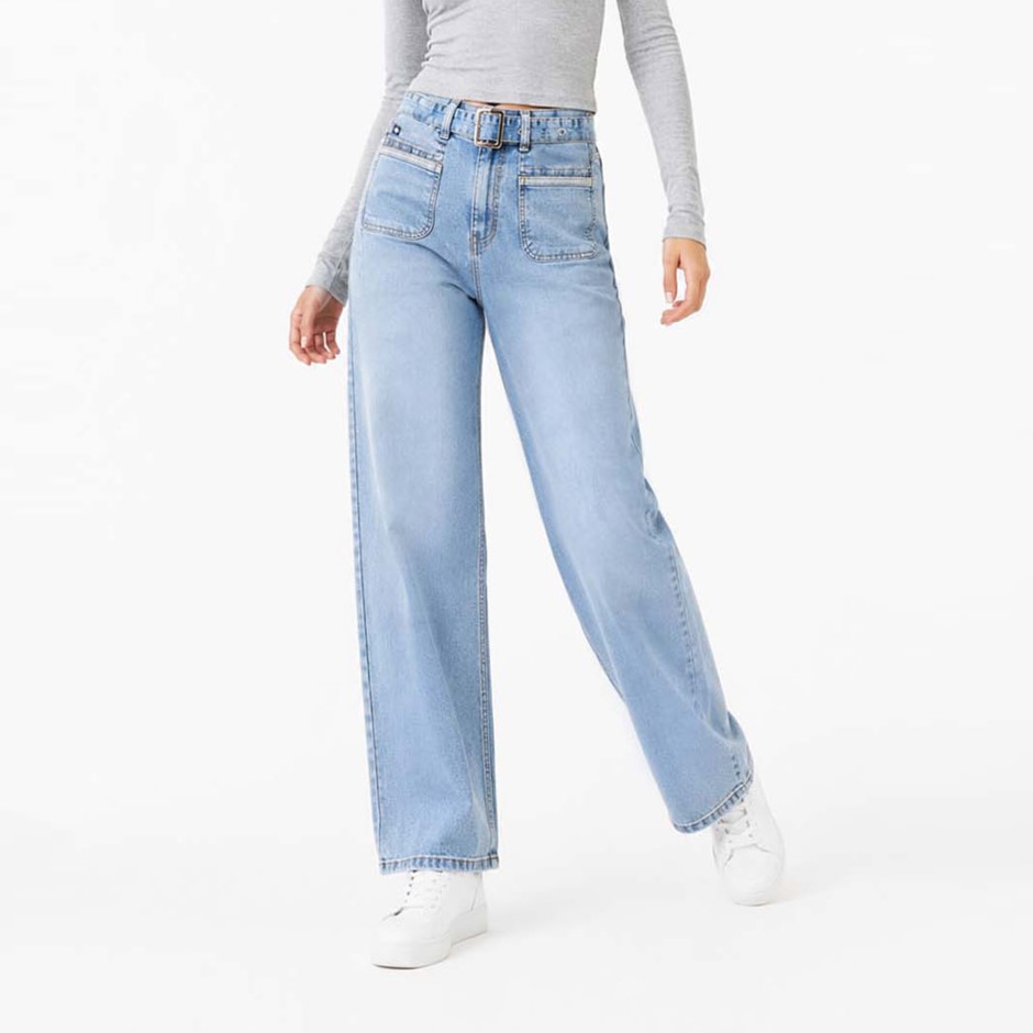 JEAN STRAIGHT PARA MUJER COTTONS JEANS ALISSON TALL - 2