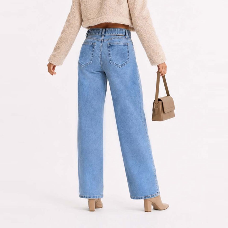 JEAN STRAIGHT PARA MUJER COTTONS JEANS ALISSON TALL - 4