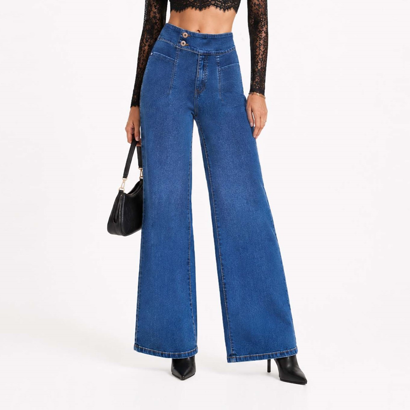 JEAN WIDE LEG PARA MUJER COTTONS JEANS SANDY TALL - 3
