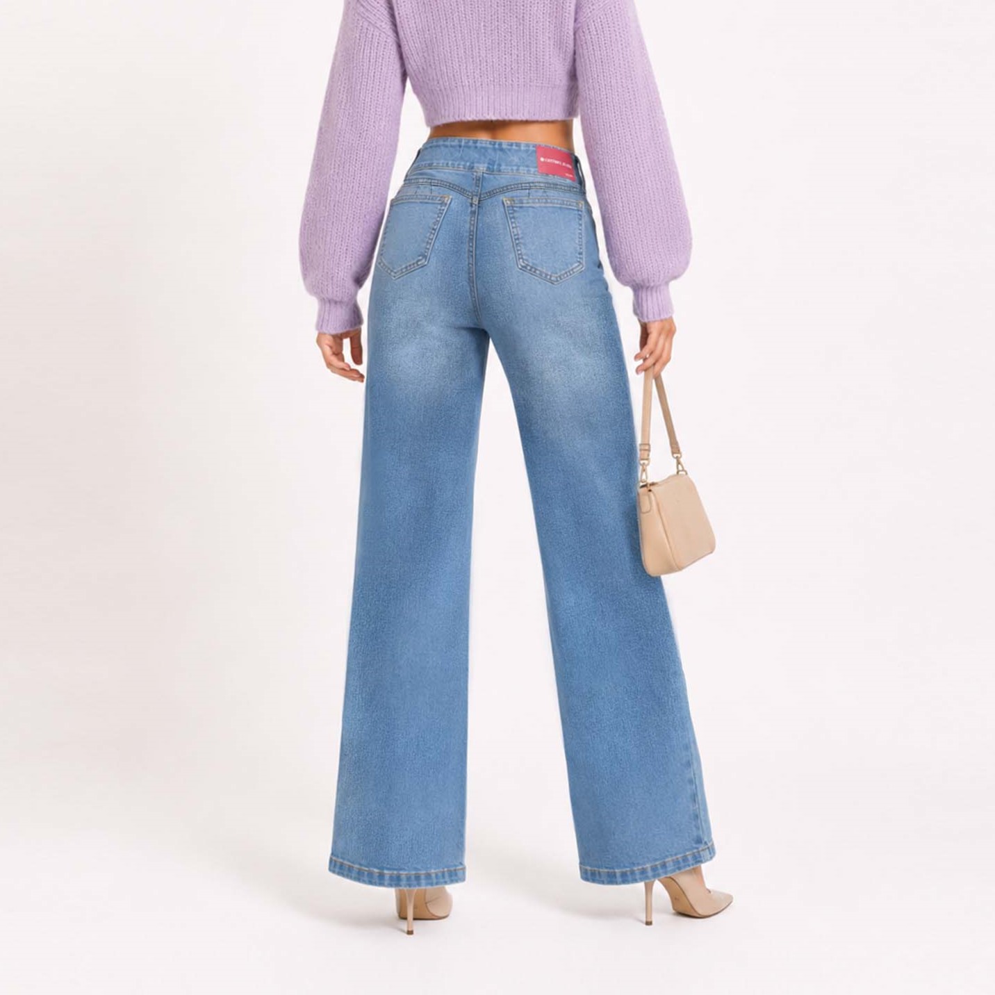 JEAN WIDE LEG PARA MUJER COTTONS JEANS SANDY TALL - 4