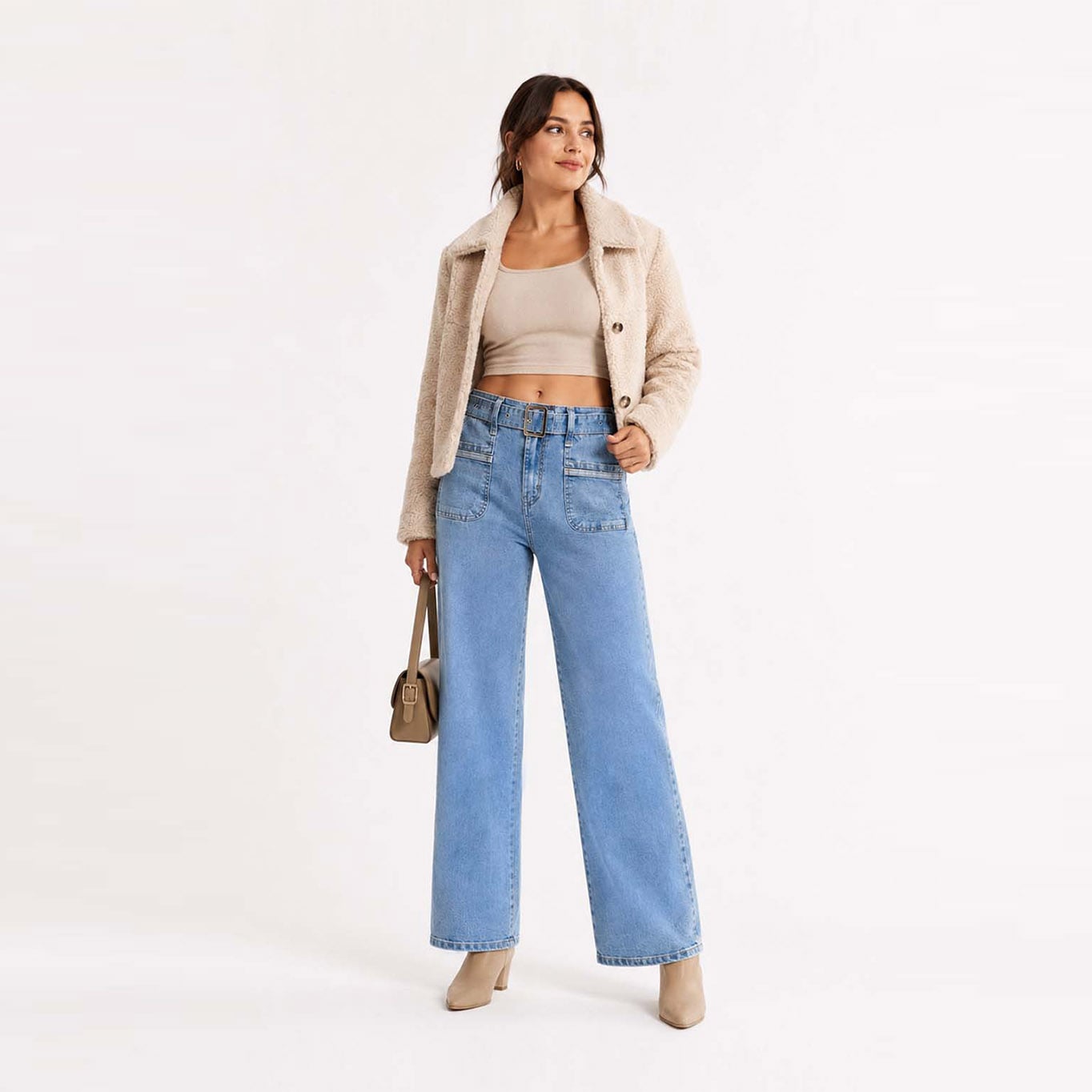 JEAN STRAIGHT PARA MUJER COTTONS JEANS ALISSON PETITE - 1