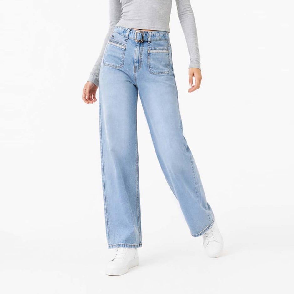 JEAN STRAIGHT PARA MUJER COTTONS JEANS ALISSON PETITE - 2
