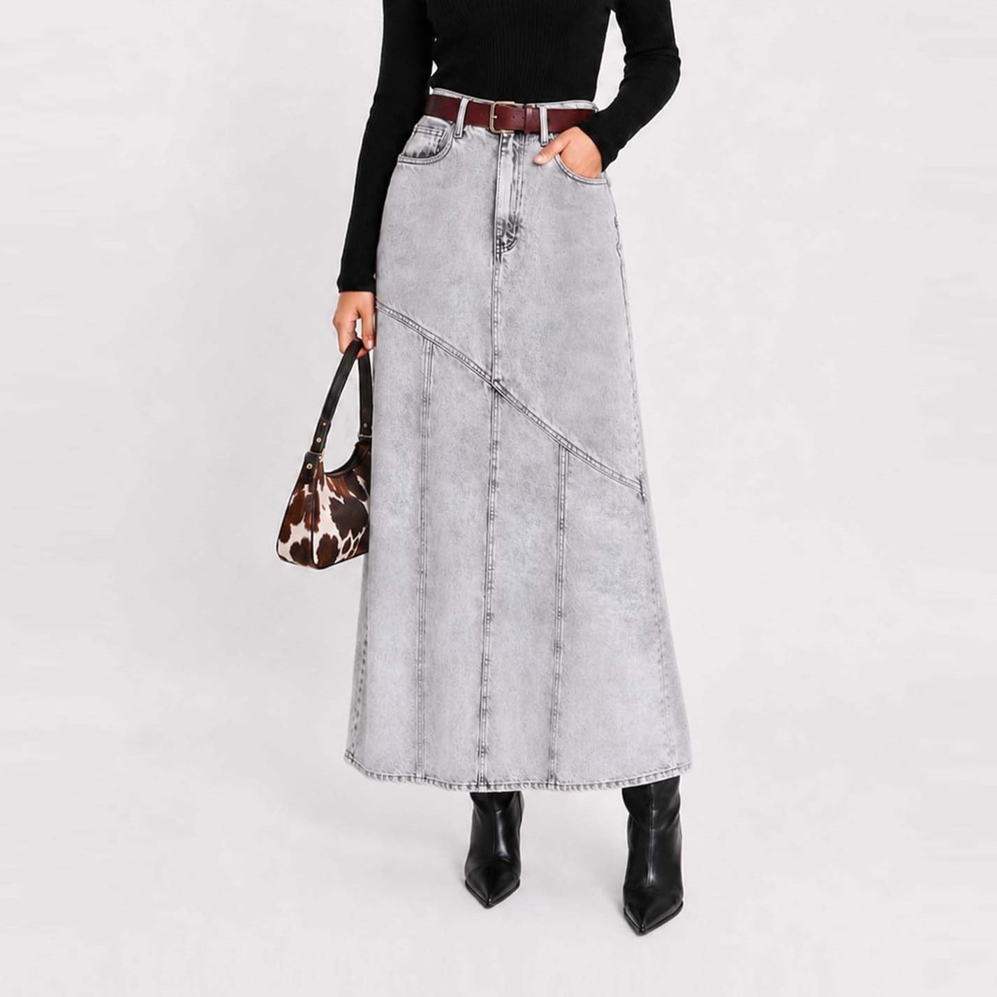 FALDA MAXI PARA MUJER COTTONS AYDE - 3