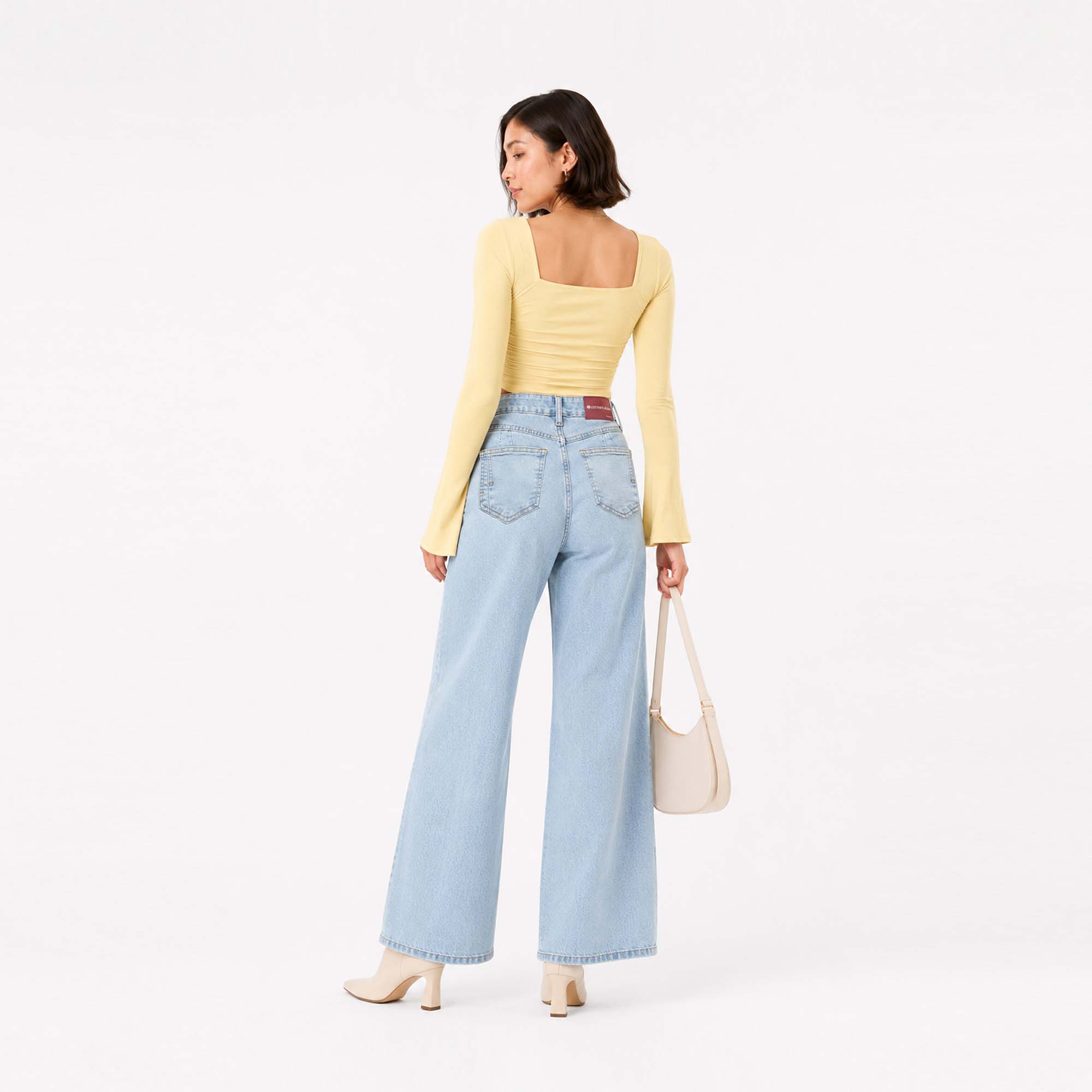 JEAN WIDELEG COTTONS JEANS MAIA PETITE - 5