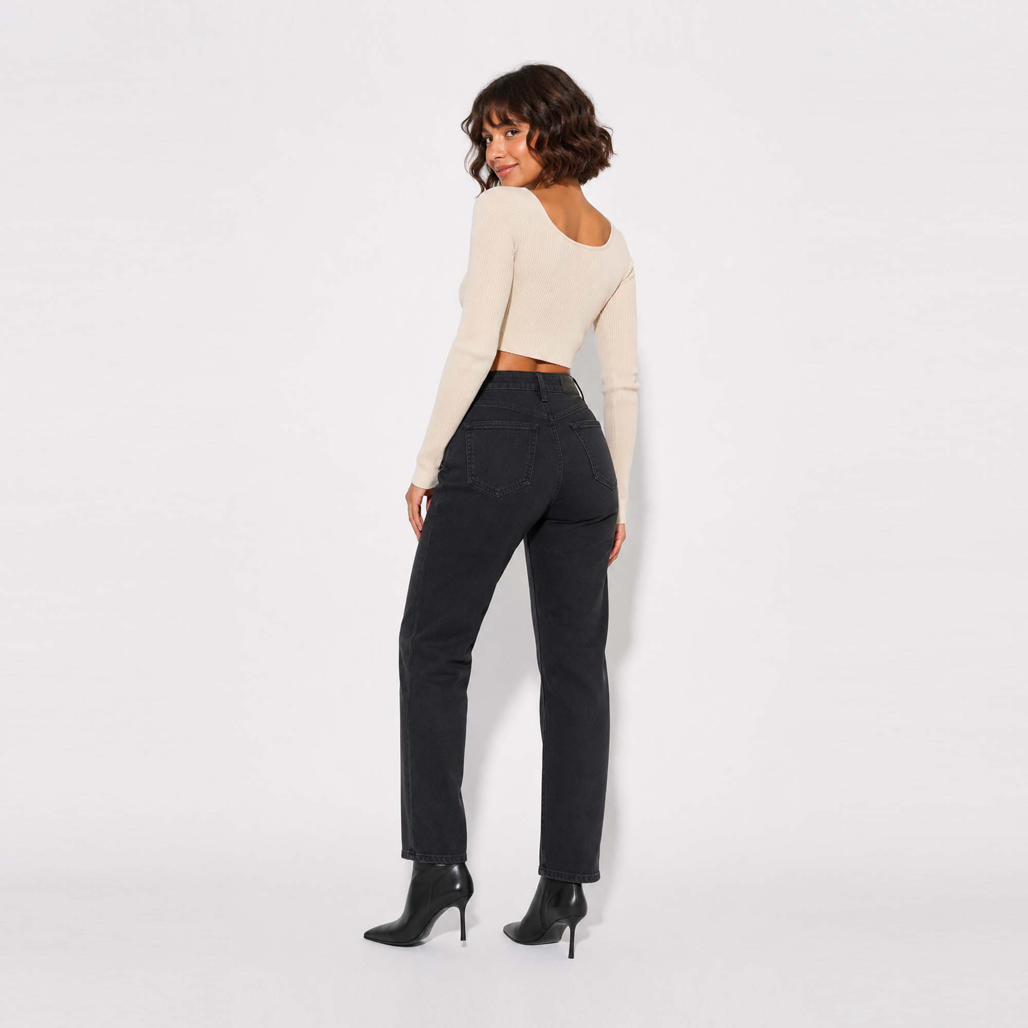 JEAN MOM - STRAIGHT COTTONS JEANS LARA - 3