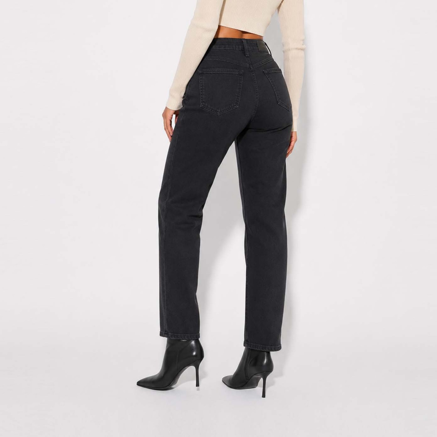 JEAN MOM - STRAIGHT COTTONS JEANS LARA - 6
