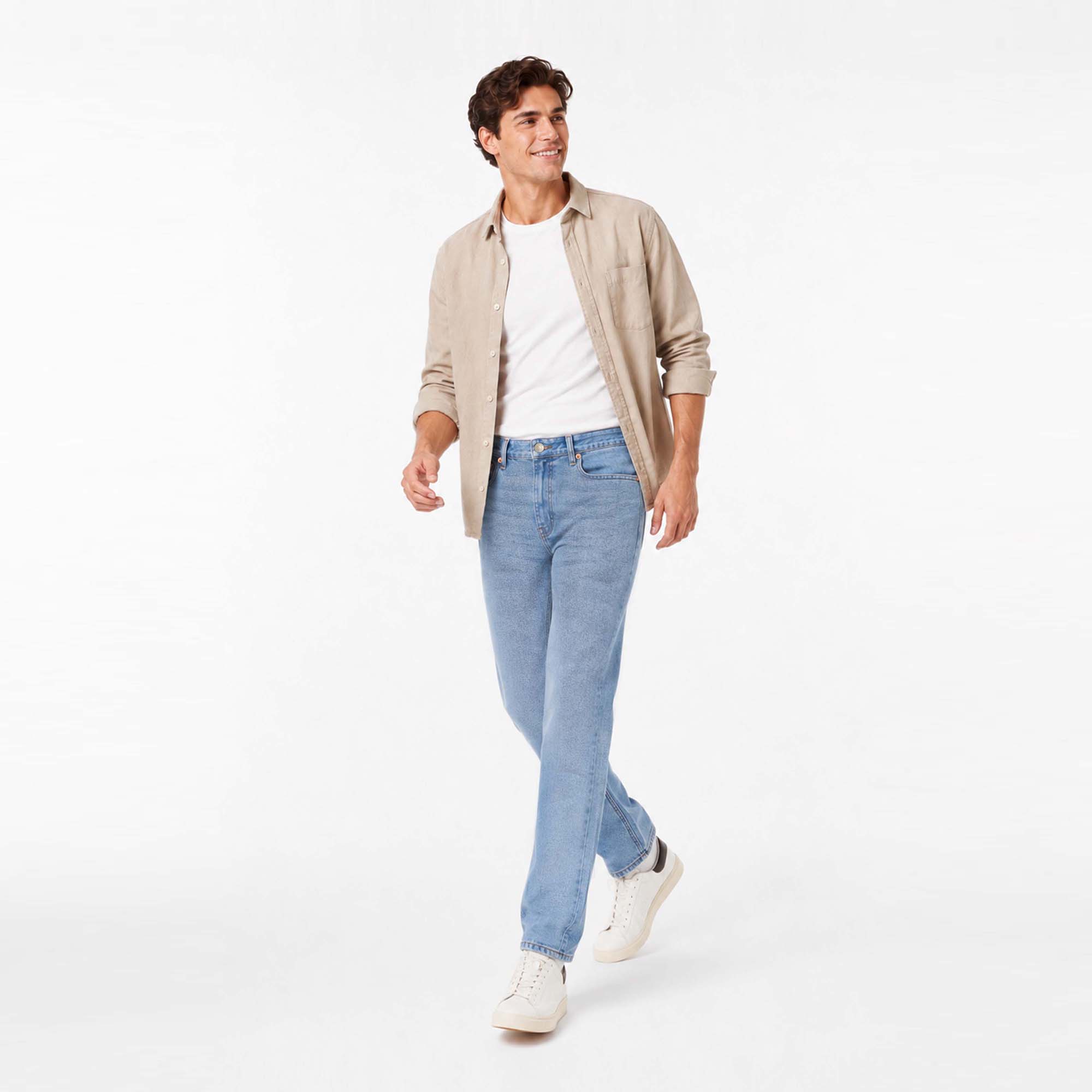 JEAN STRAIGHT PARA HOMBRE COTTONS JEANS BRUNO PETITE - 2