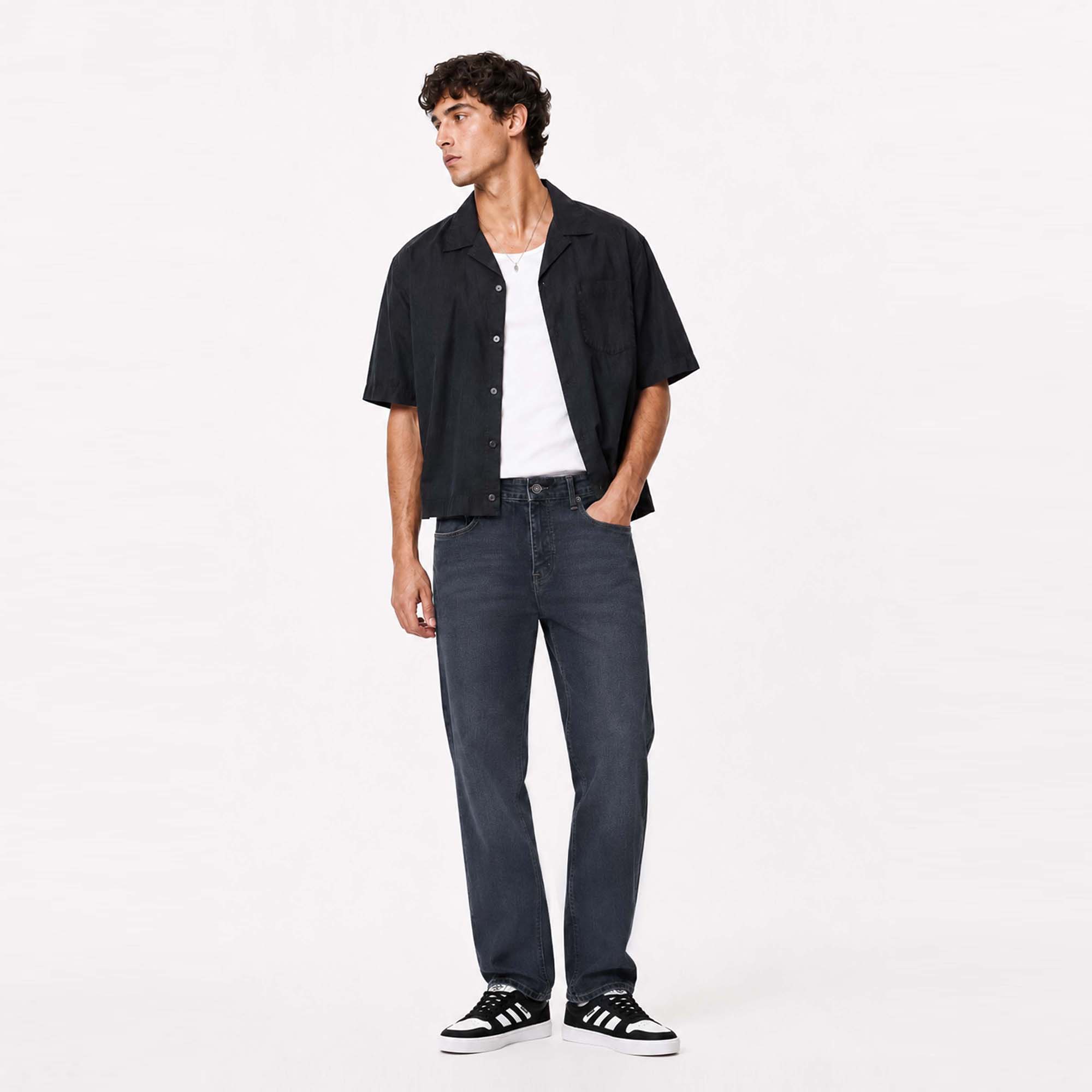 JEAN STRAIGHT PARA HOMBRE COTTONS JEANS BRUNO PETITE - 2