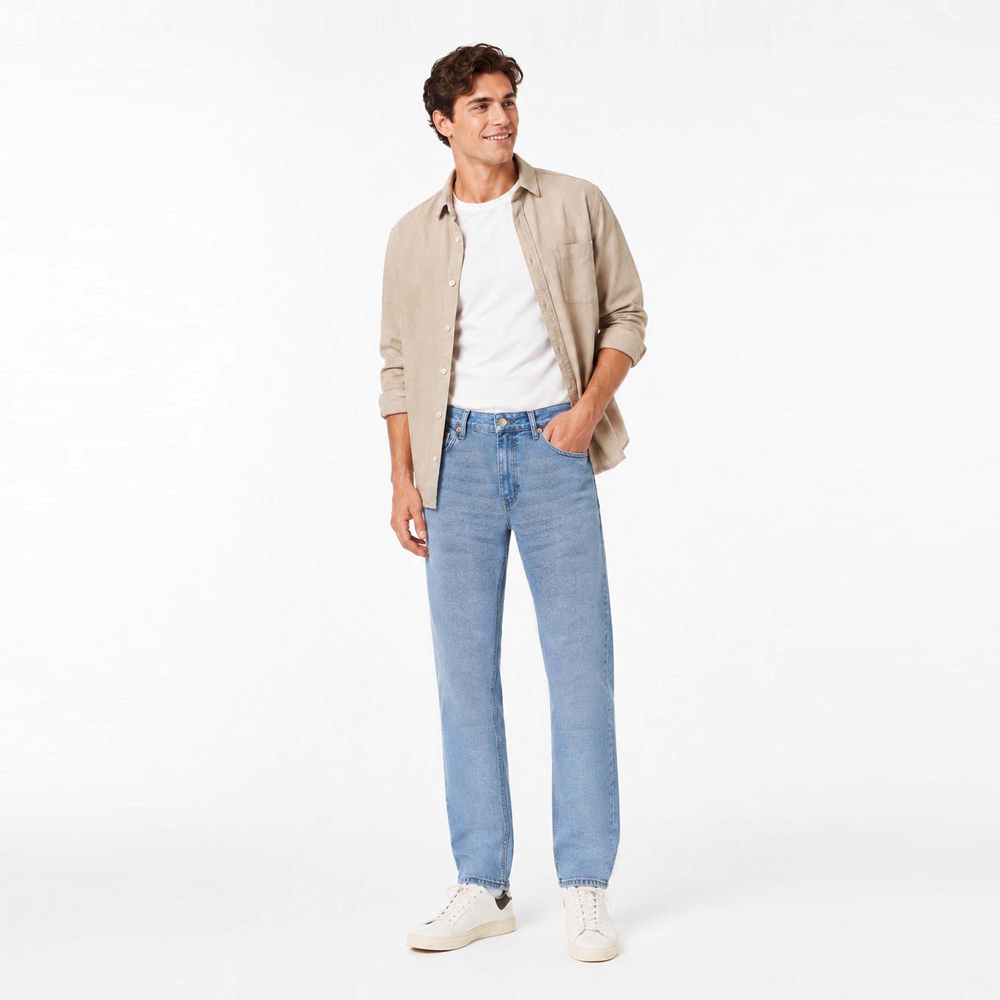 JEAN STRAIGHT PARA HOMBRE COTTONS JEANS BRUNO PETITE - 3