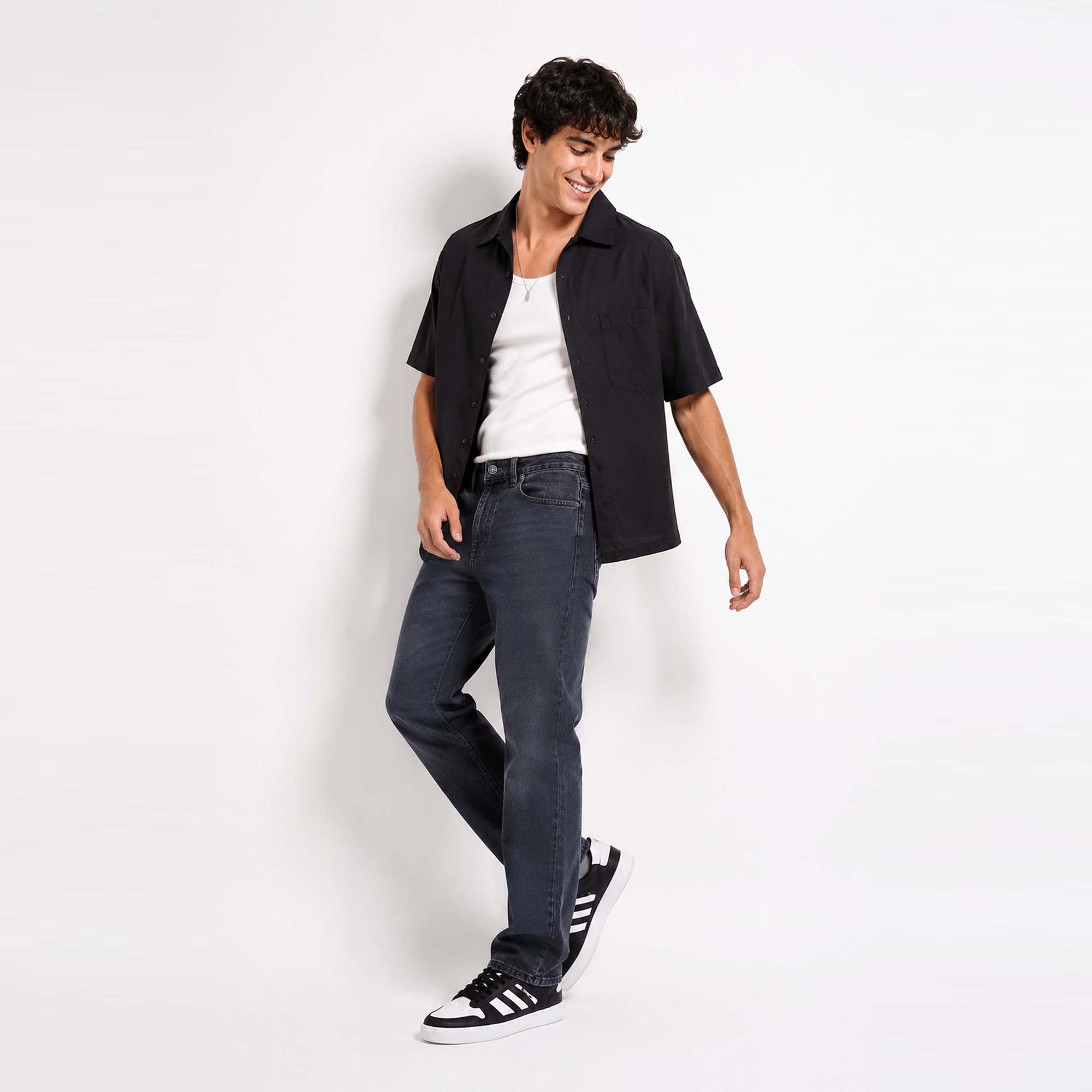 JEAN STRAIGHT PARA HOMBRE COTTONS JEANS BRUNO PETITE - 3