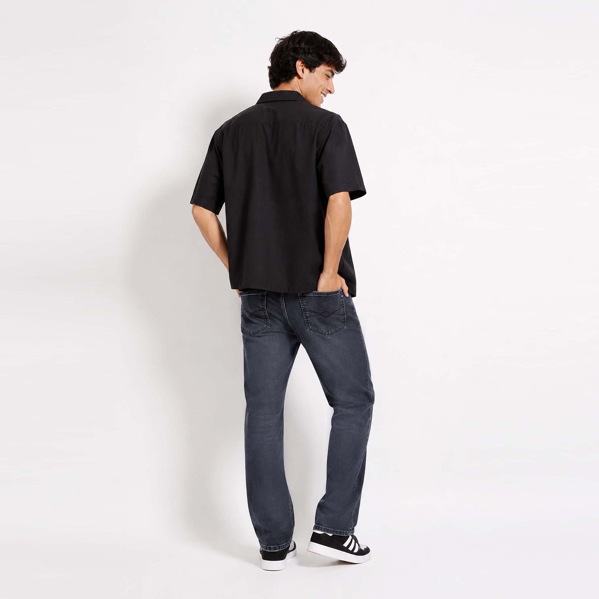 JEAN STRAIGHT PARA HOMBRE COTTONS JEANS BRUNO PETITE - 4