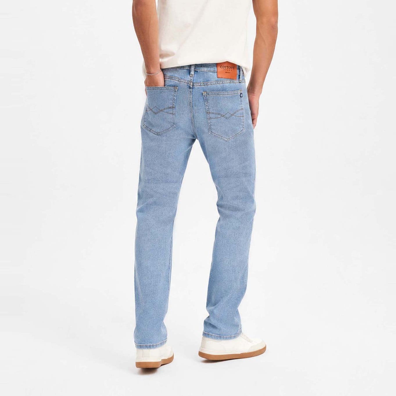 JEAN STRAIGHT PARA HOMBRE COTTONS JEANS BRUNO PETITE - 5