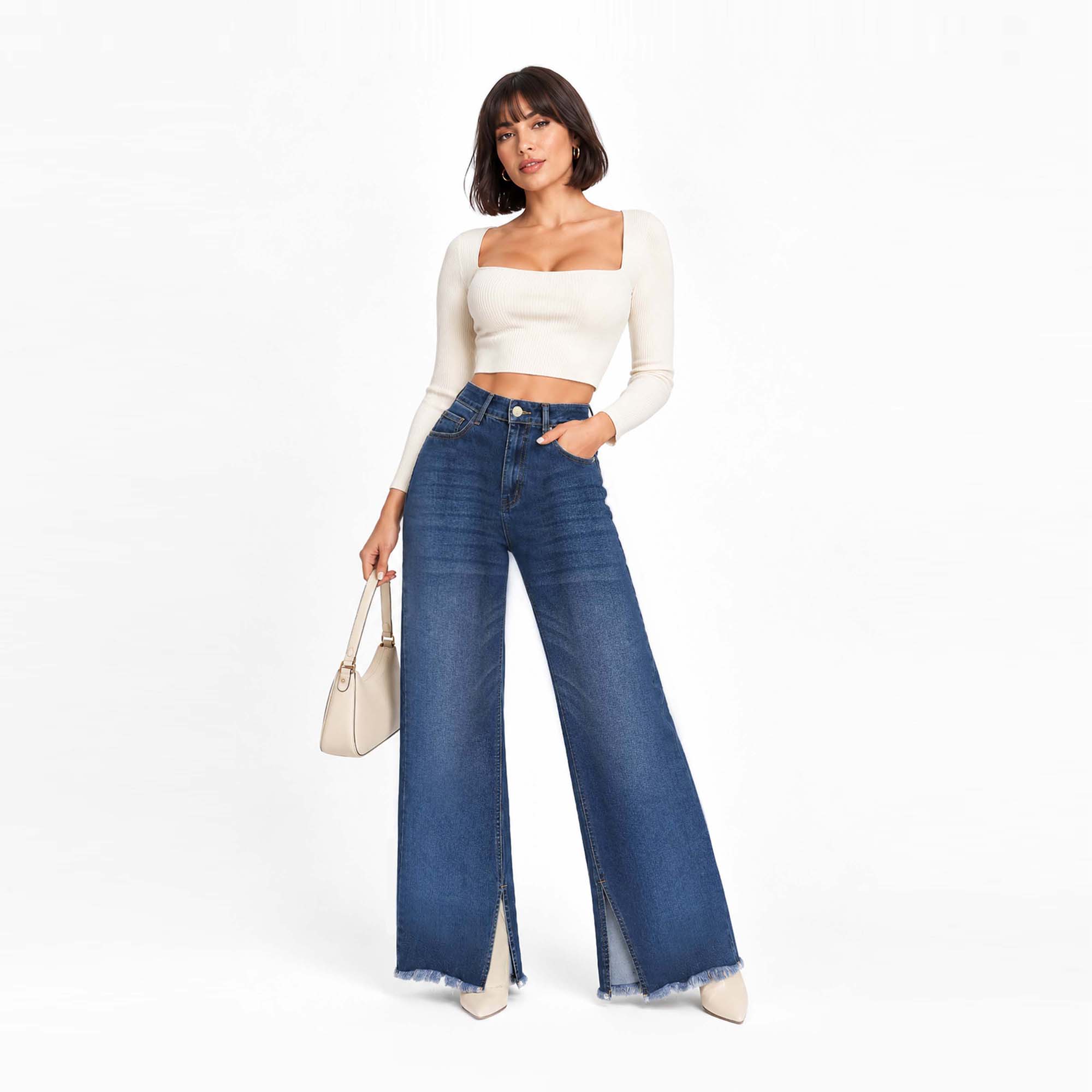 JEAN WIDELEG PARA MUJER COTTONS JEANS CECI REGULAR - 2