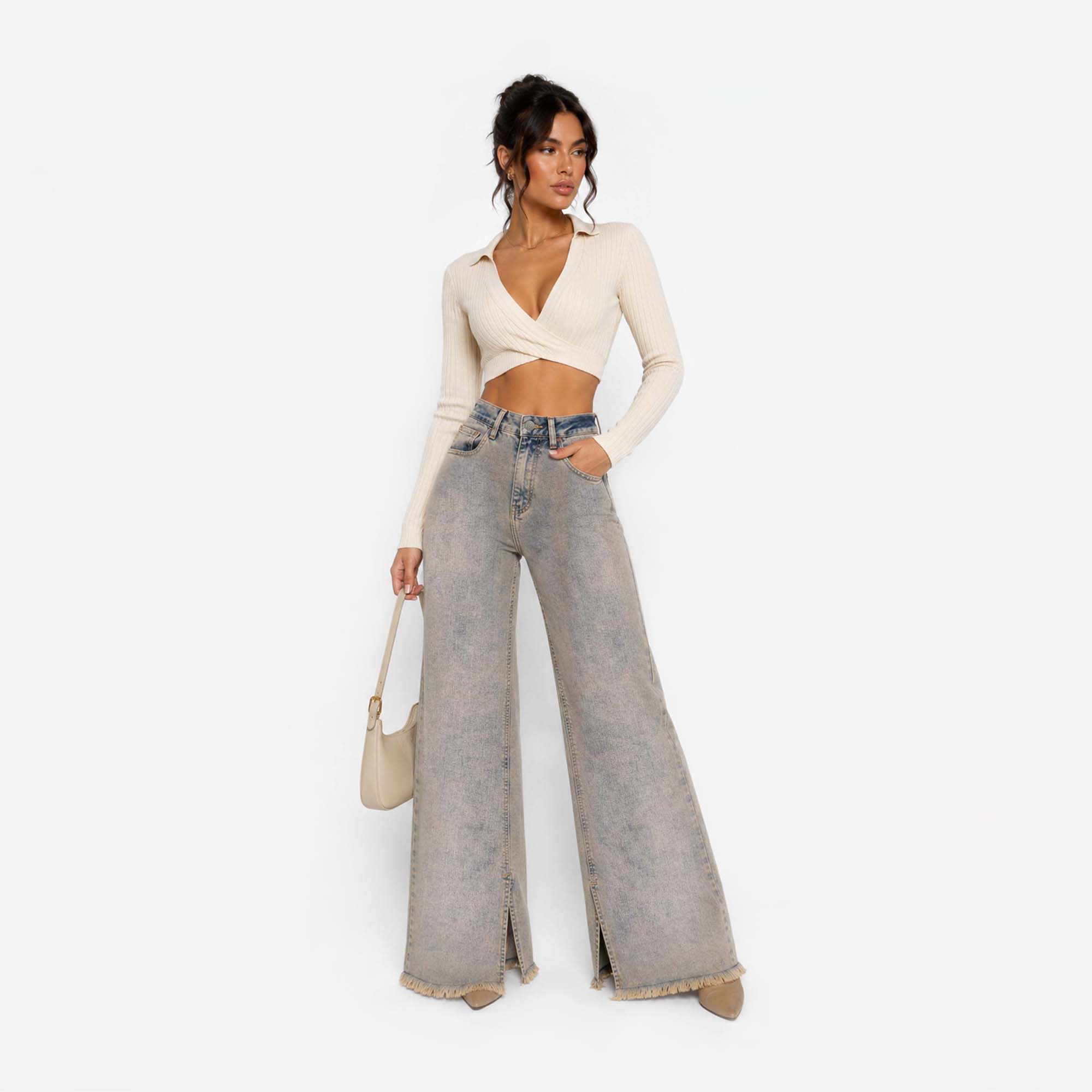 JEAN WIDELEG PARA MUJER COTTONS JEANS CECI REGULAR - 2
