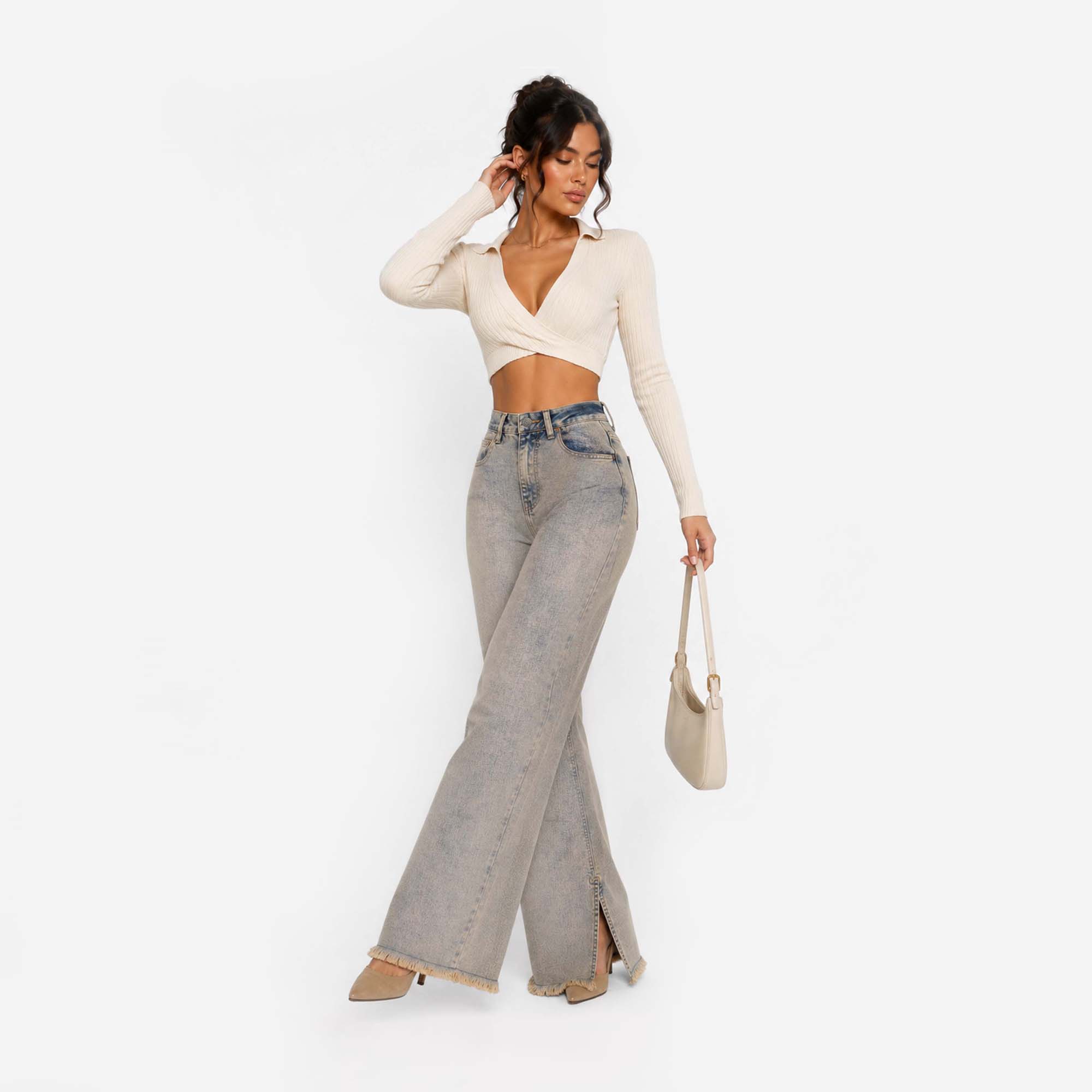 JEAN WIDELEG PARA MUJER COTTONS JEANS CECI REGULAR - 2