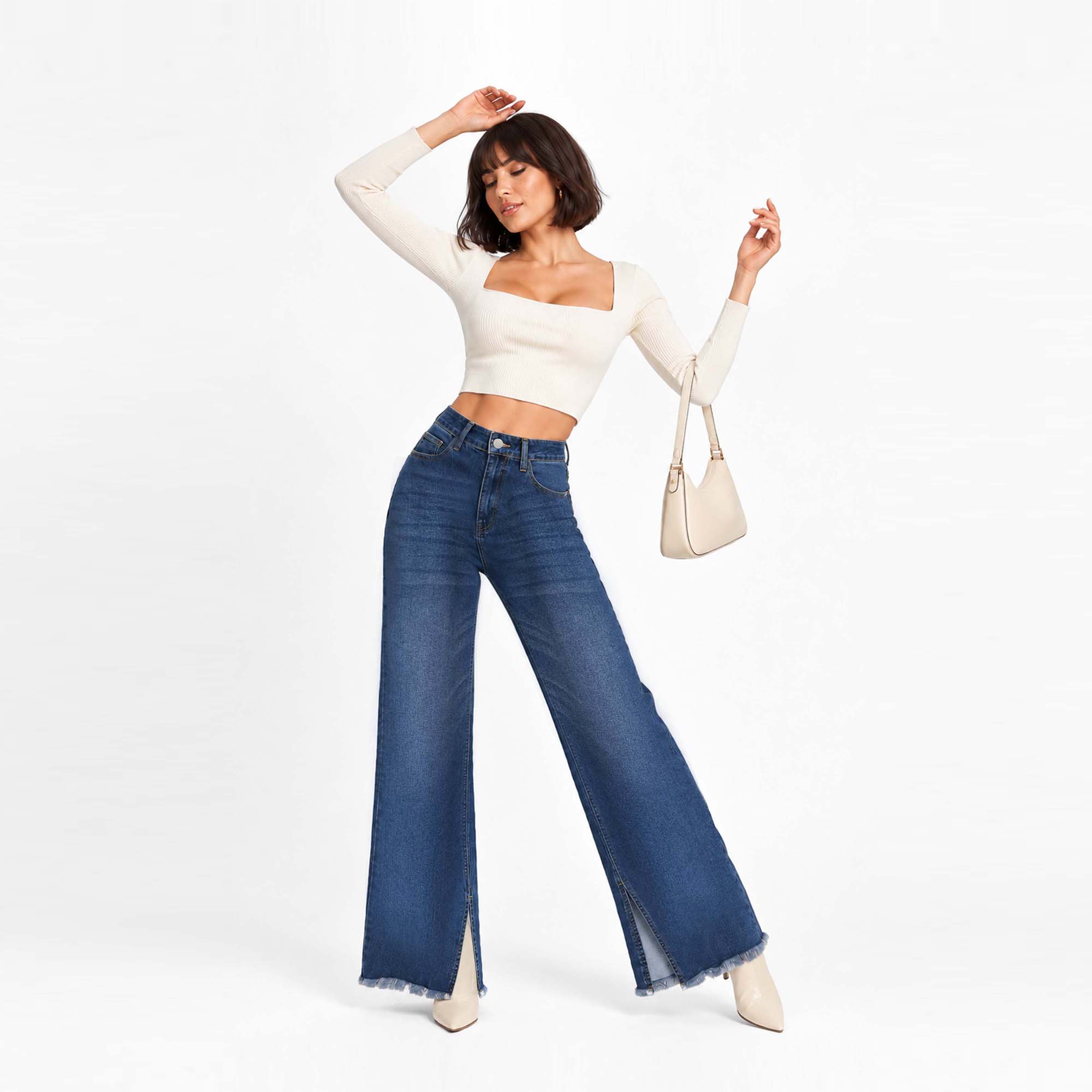 JEAN WIDELEG PARA MUJER COTTONS JEANS CECI REGULAR - 3