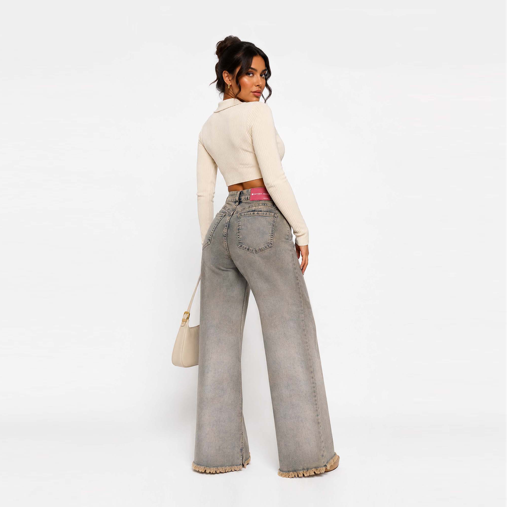 JEAN WIDELEG PARA MUJER COTTONS JEANS CECI REGULAR - 5