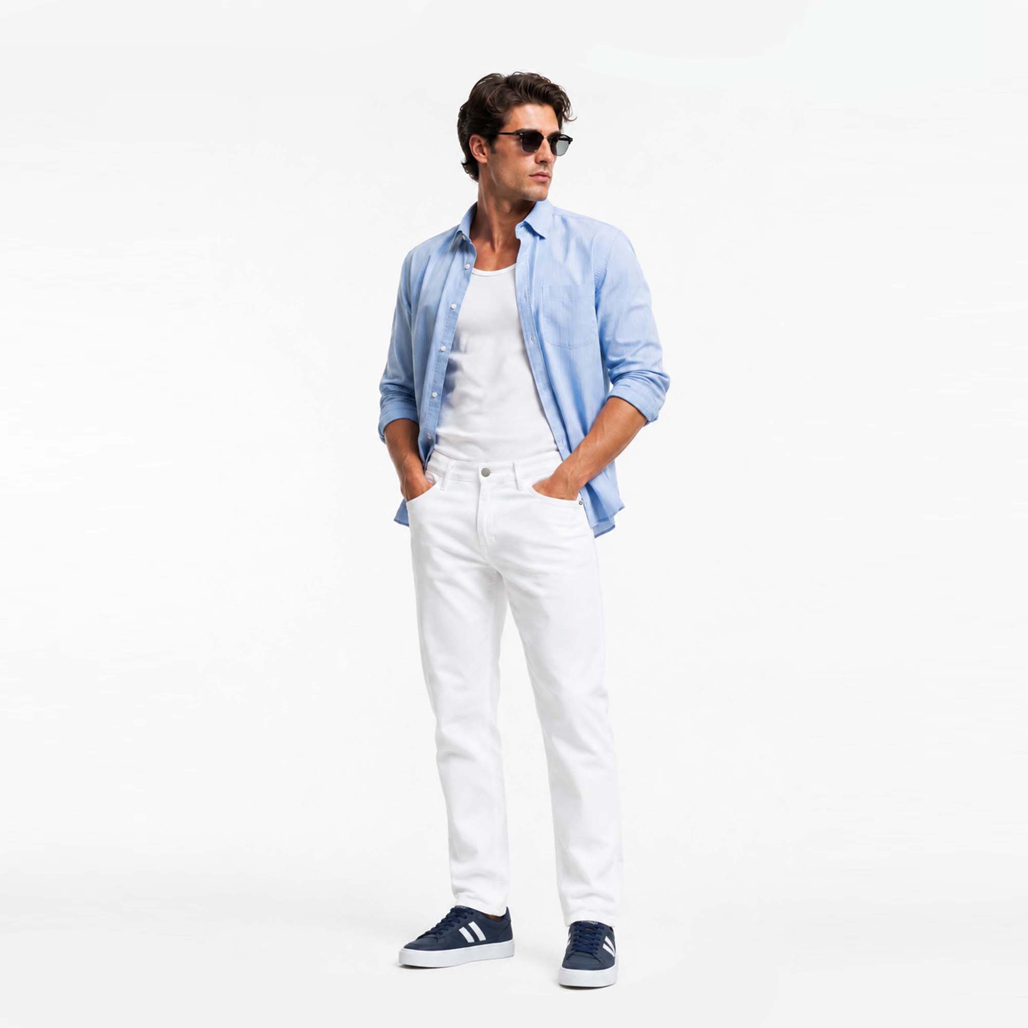 PANTALÓN SLIM HOMBRE COTTONS JEANS ESTEBAN PETITE - 1