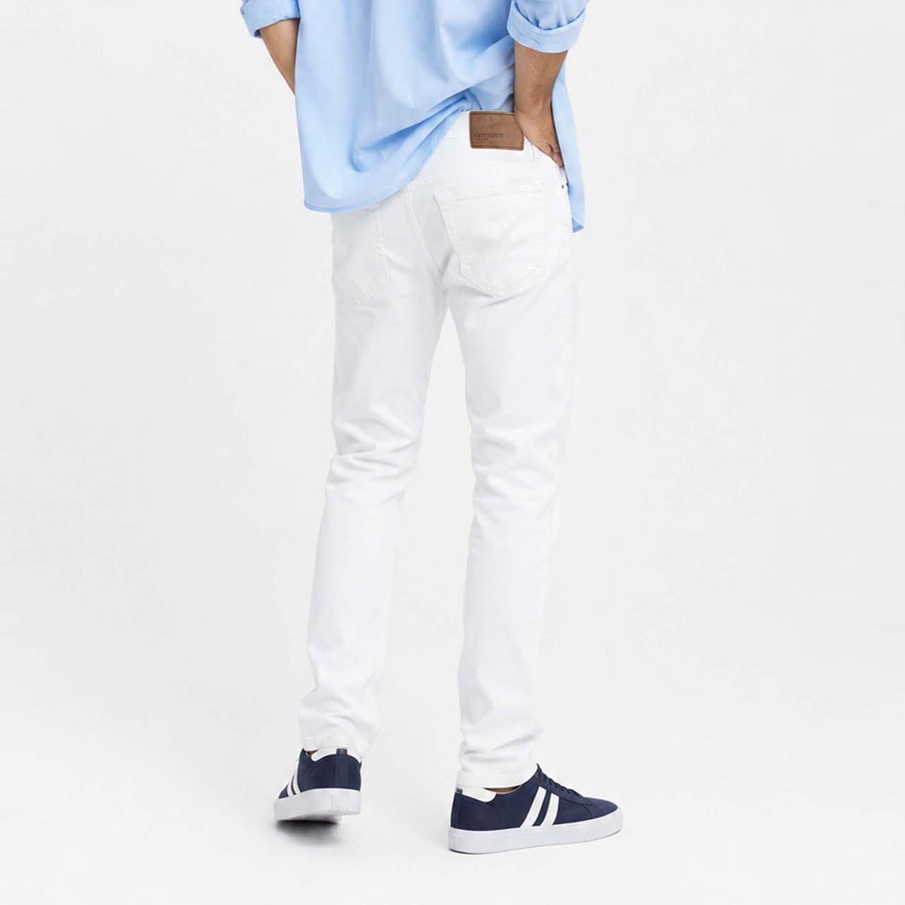 PANTALÓN SLIM HOMBRE COTTONS JEANS ESTEBAN PETITE - 4