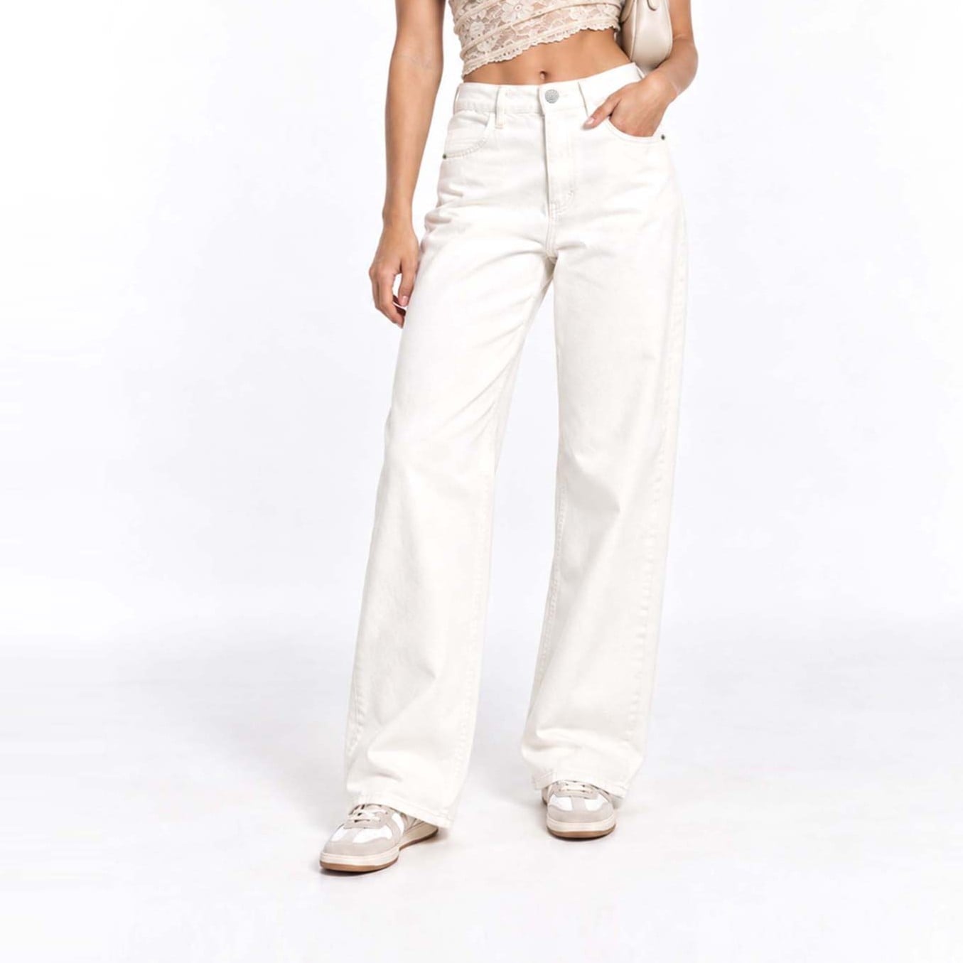 PANTALÓN STRAIGHT COTTONS JEANS PARA MUJER DAMARIS - 1