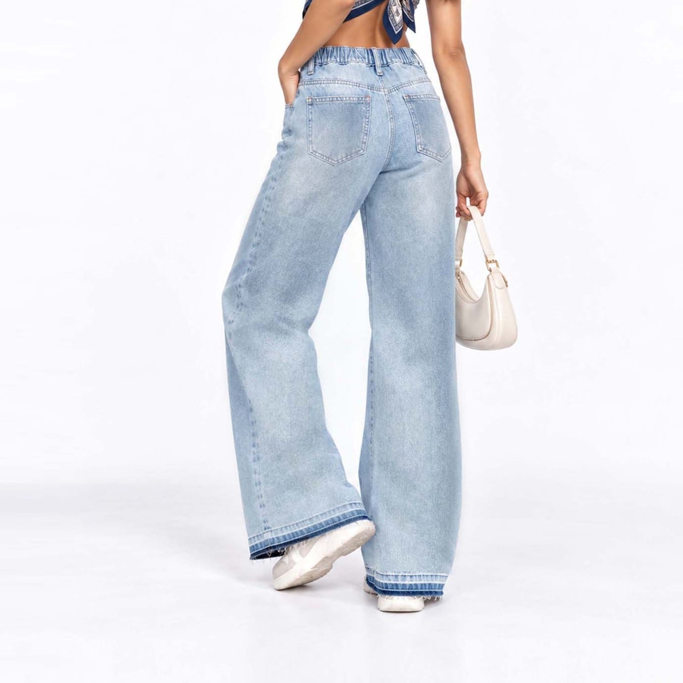 JEAN WIDE LEG PARA MUJER COTTONS JEANS MILU TALL - 4