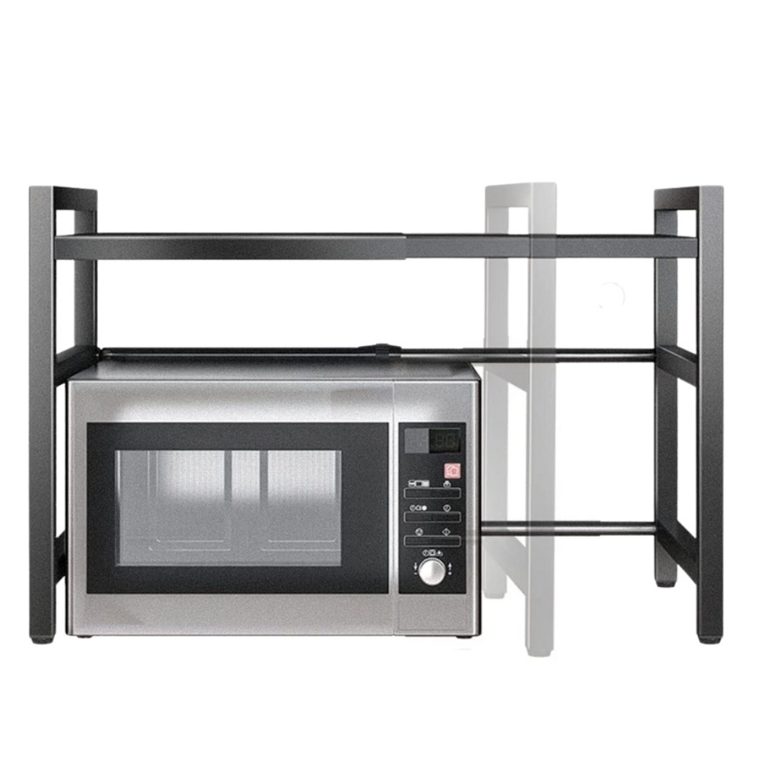 ESTANTE MINARI NEGRO ORGANIZADOR MICROONDAS EXPANDIBLE COCINA AC - 5