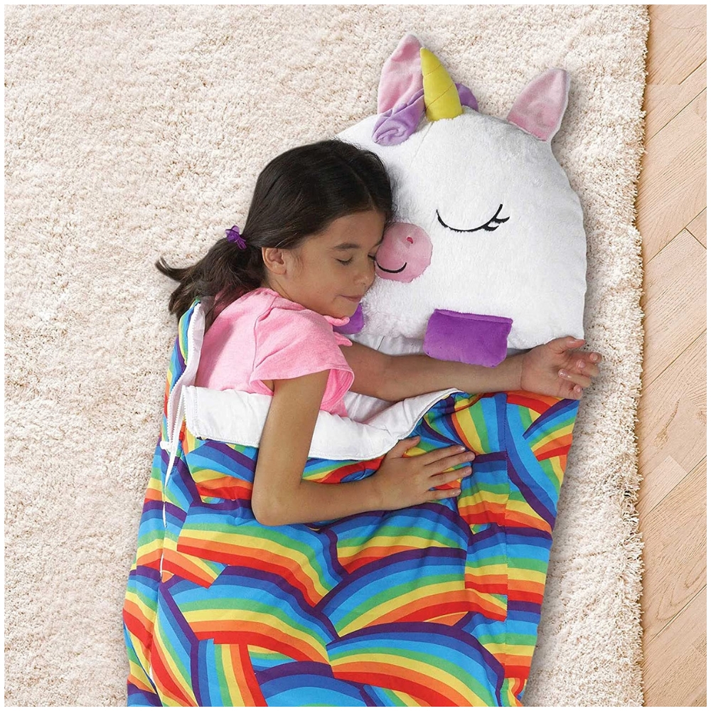 DISBACANAL Saco De Dormir Unicornio Para Niñas - Tallas S, M, L (de 3 A 12 Años), Ideal Para Cumpleaños Y Fiestas De Princesas