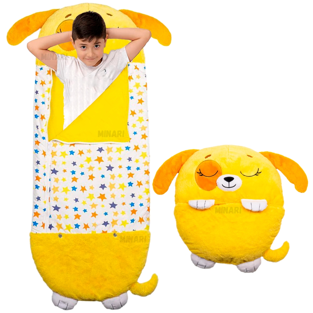 BOLSA SACO DE DORMIR ALMOHADA 2 EN 1 PARA NIÑOS PERRO AM 73V - 2