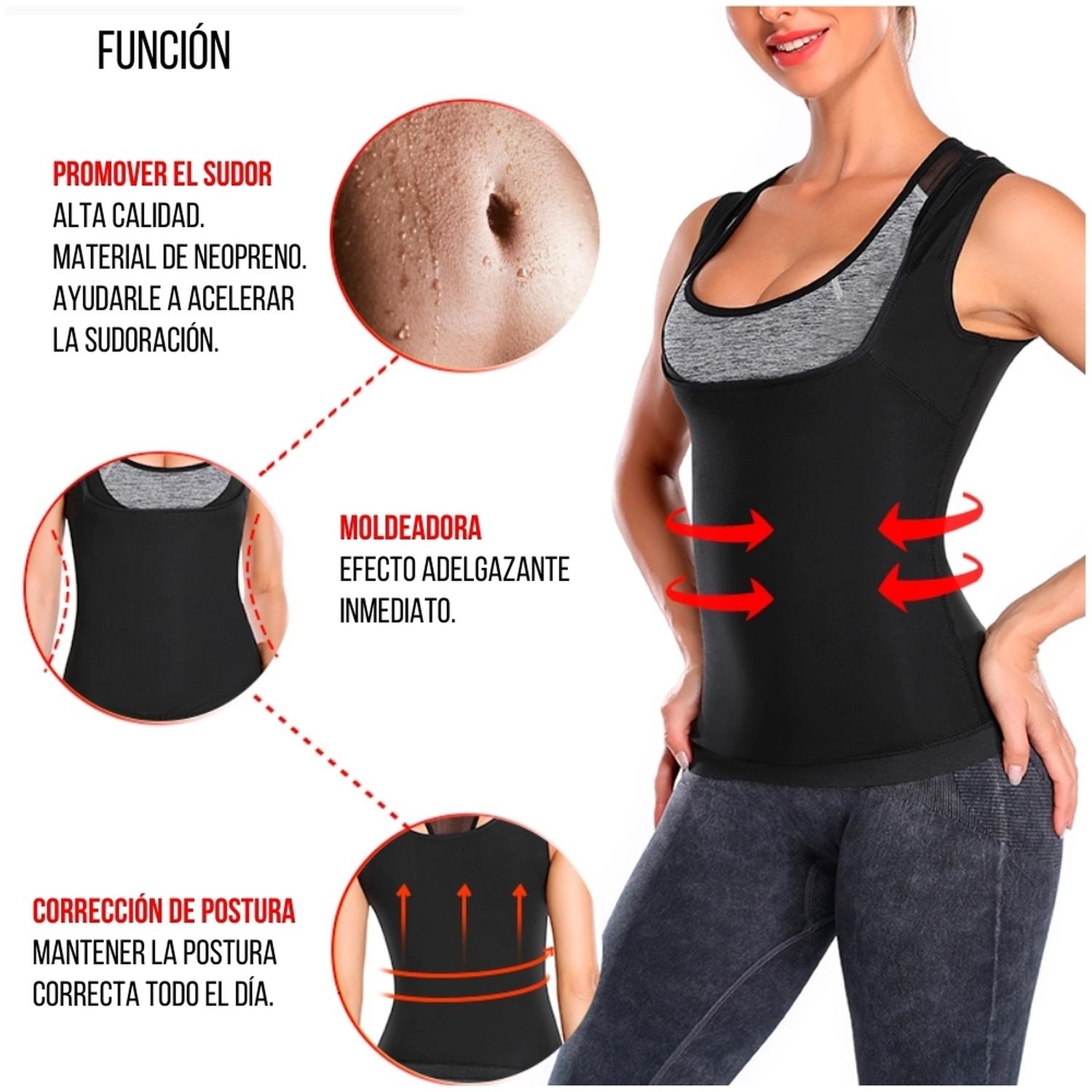 FAJA TERMICA REDUCTORA SWEAT SHAPER MUJER - TALLA S M FR10 - 4