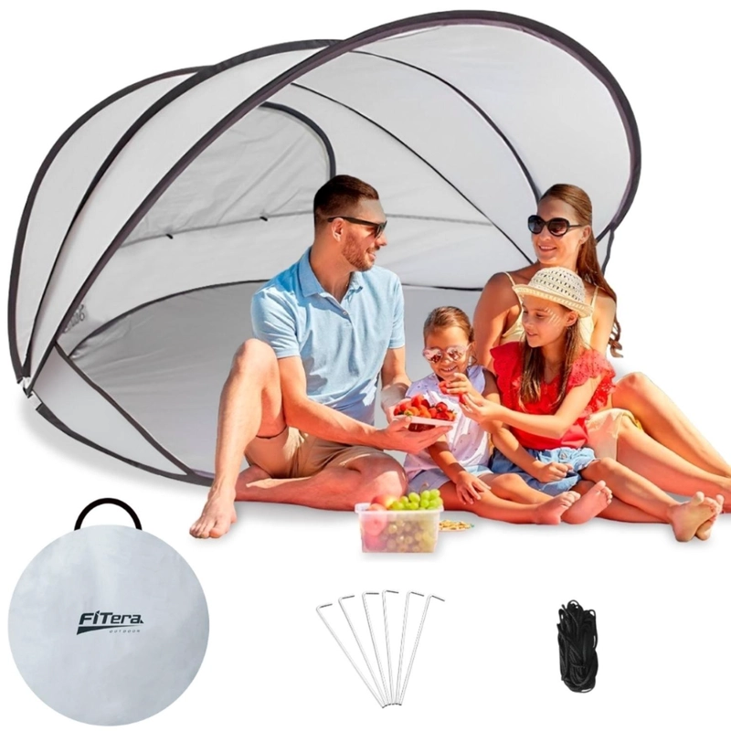 CARPA MINARI SOMBRILLA PLEGABLE PLAYA CAMPING PROTECCIÓN UV IMPERMEABLE CP6 - 1