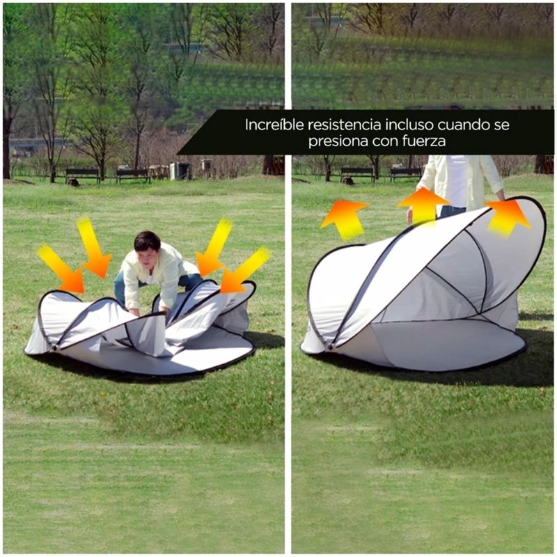 CARPA MINARI SOMBRILLA PLEGABLE PLAYA CAMPING PROTECCIÓN UV IMPERMEABLE CP6 - 4