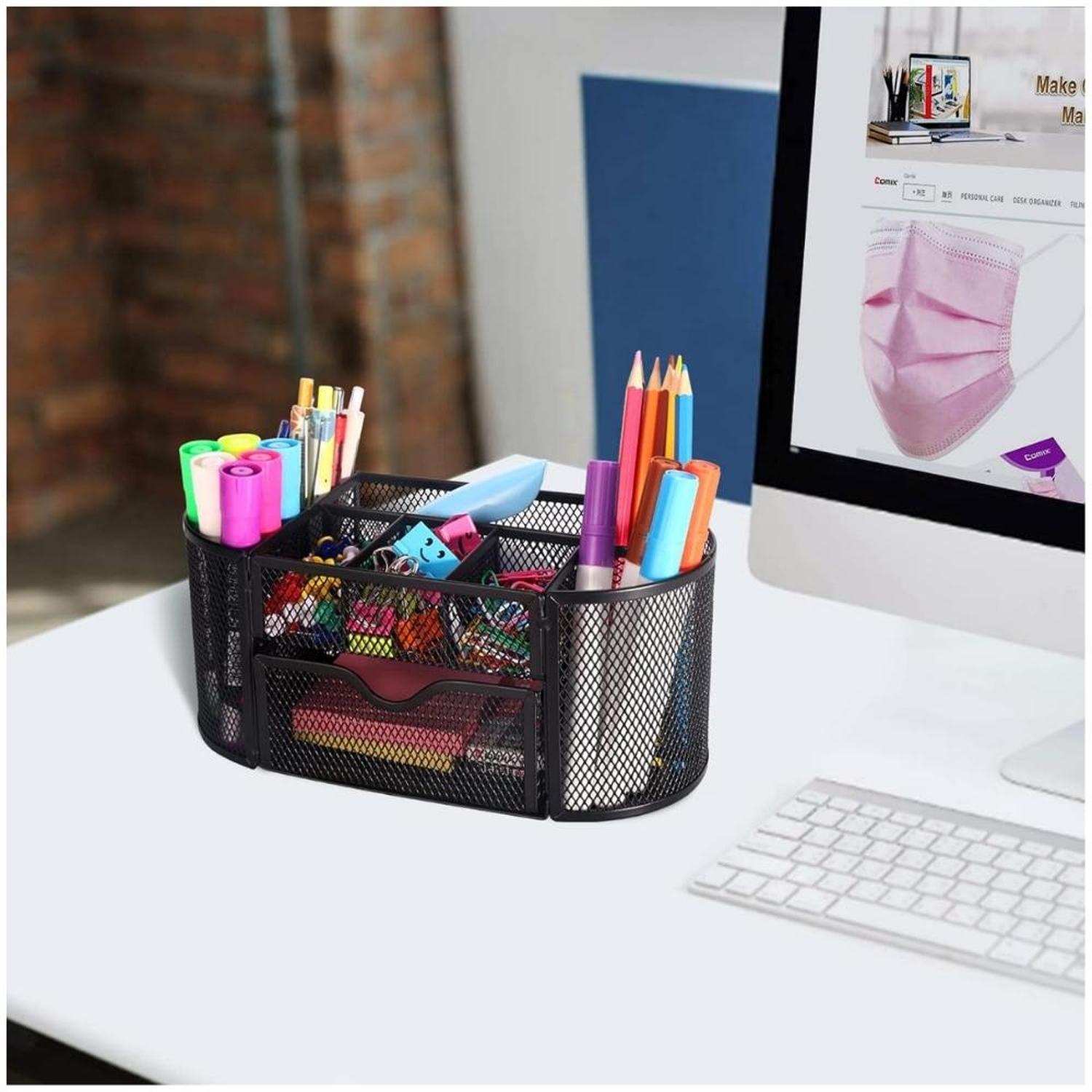 ORGANIZADOR DE ESCRITORIO OFICINA ACCESORIOS PEPELERIA N M12 - 4