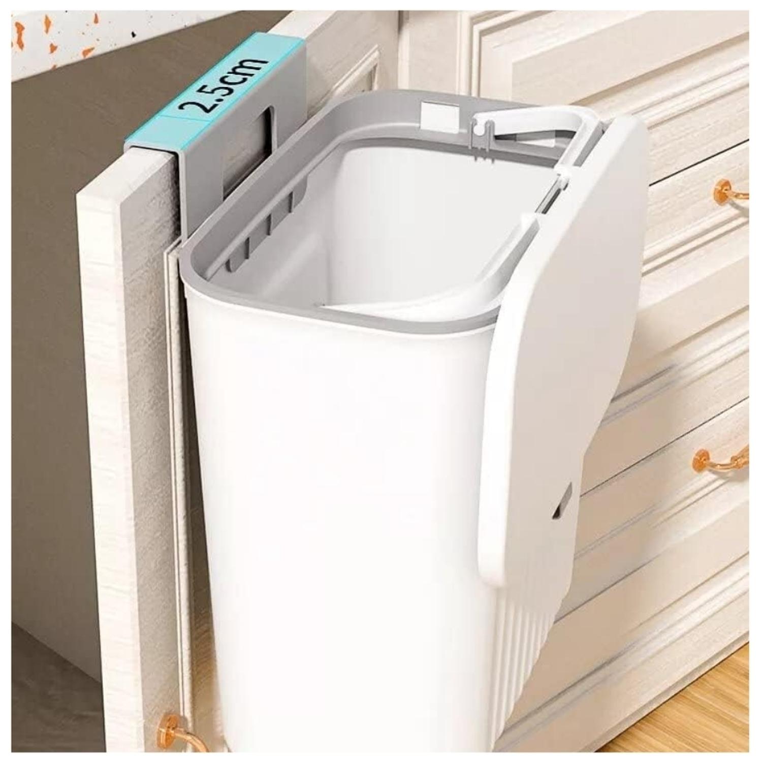 TACHO MINARI TB3 BLANCO BASURA COLGANTE TAPA MULTIUSOS - 3
