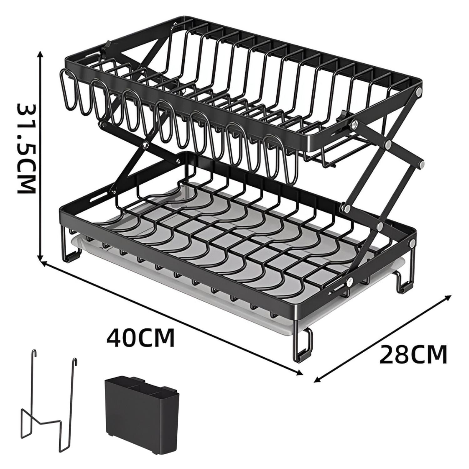 ESTANTE ESCURRIDOR DE PLATOS ELEGANTE Y MODERNO 32E - 7