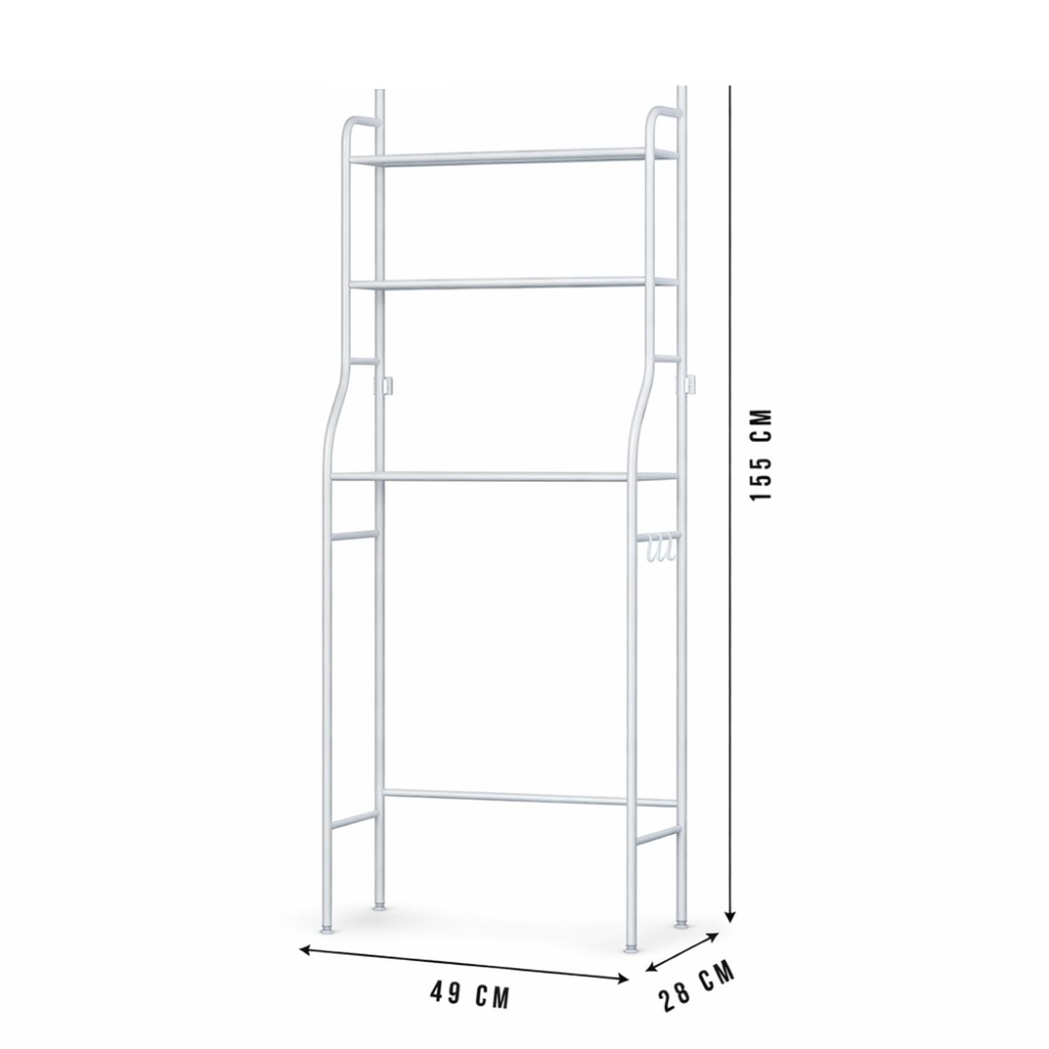 ESTANTE ORGANIZADOR DE BAÑO SOBRE INODORO MULTIUSOS 179B - 5