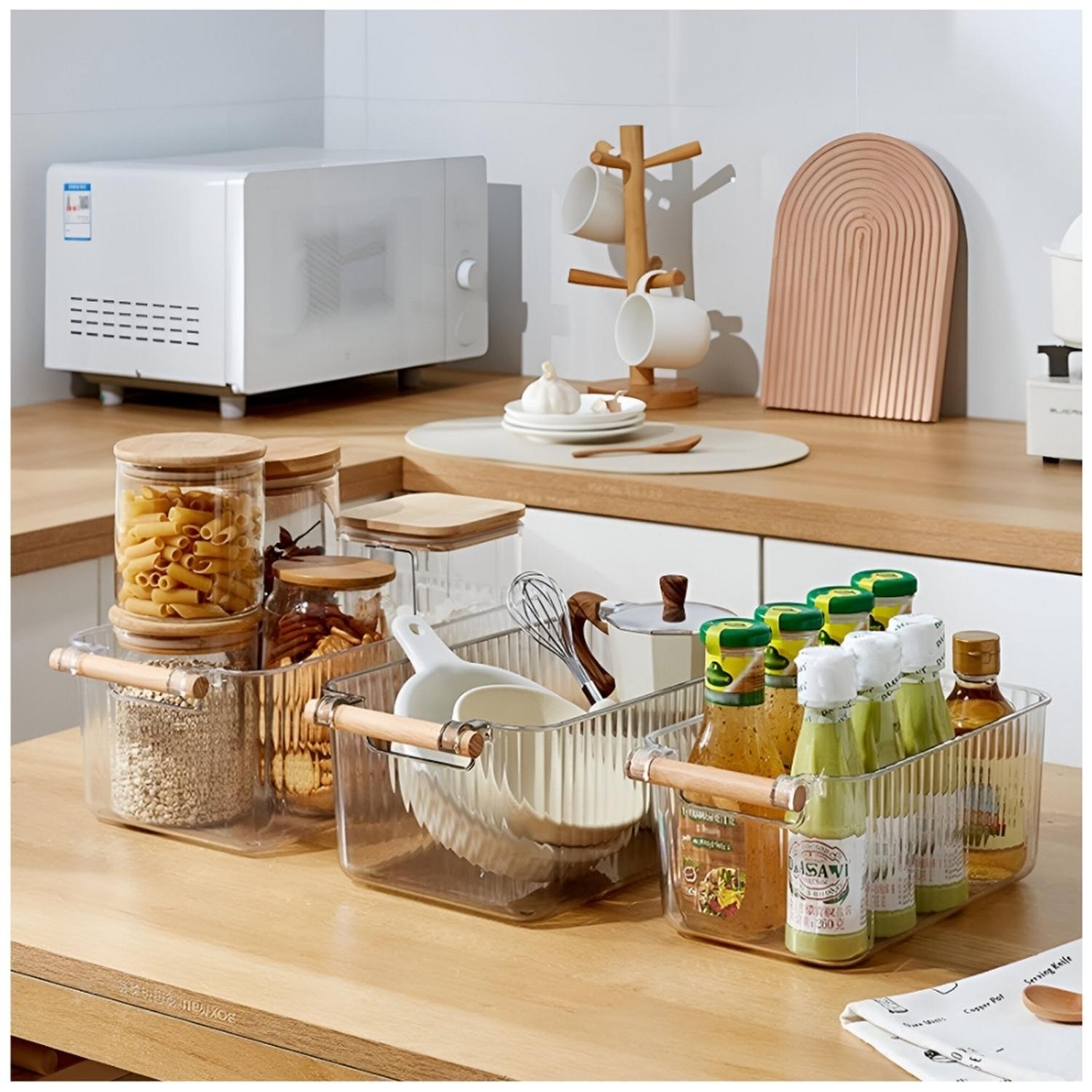 CESTA ORGANIZADOR MULTIUSO DE COCINA BAÑO TOCADOR ESCRITORIO C809 - 1