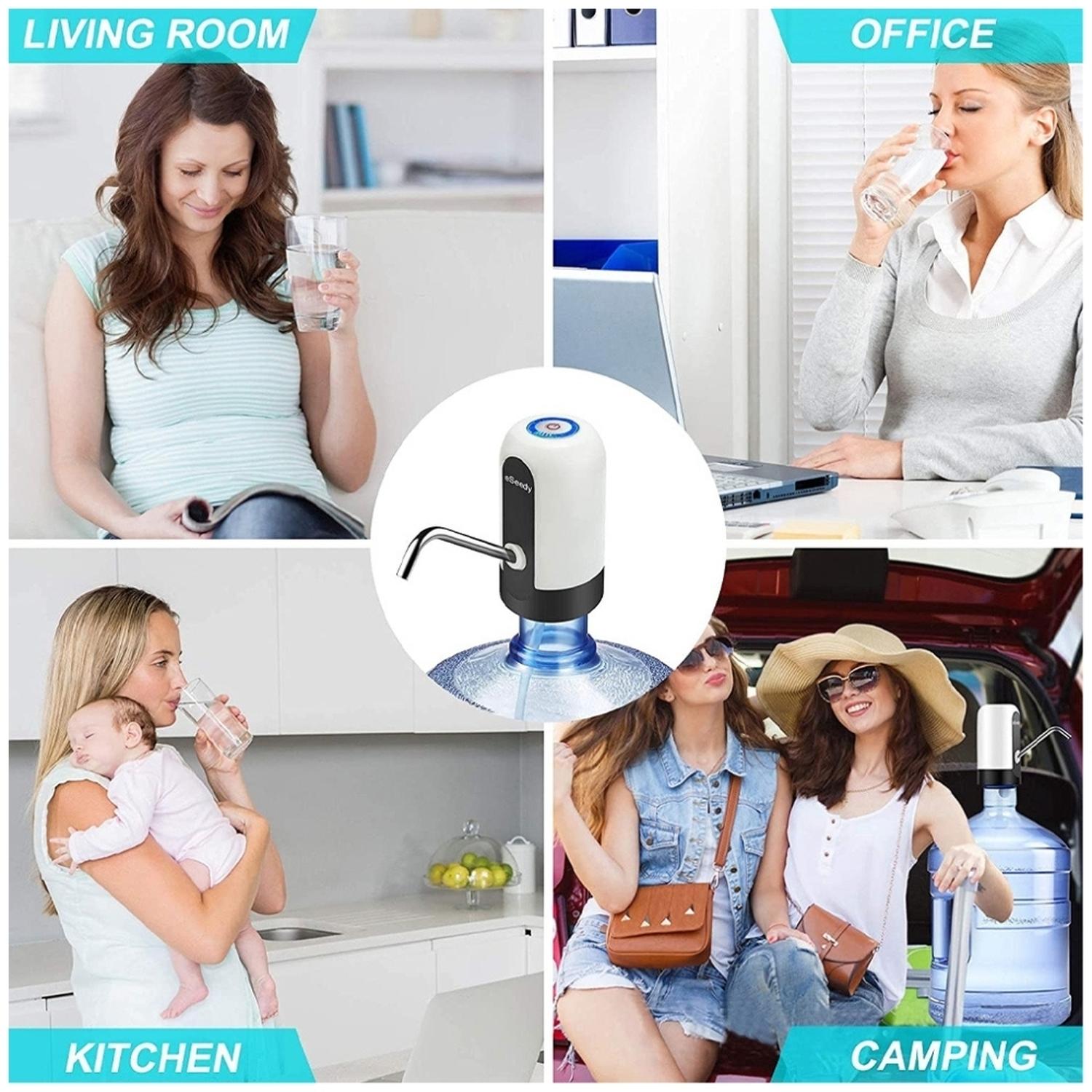 PACK X3 DISPENSADOR DE AGUA AUTOMÁTICO PORTÁTIL PARA BIDÓN 18B - 4