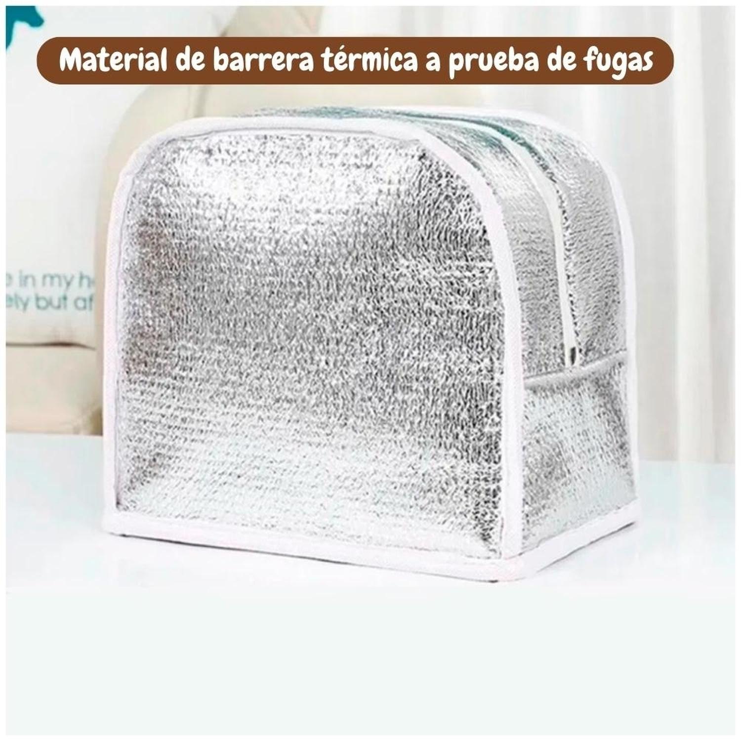 LONCHERA TÉRMICA PARA NIÑOS DISEÑO PINGÜINO GRIS 067L - 2